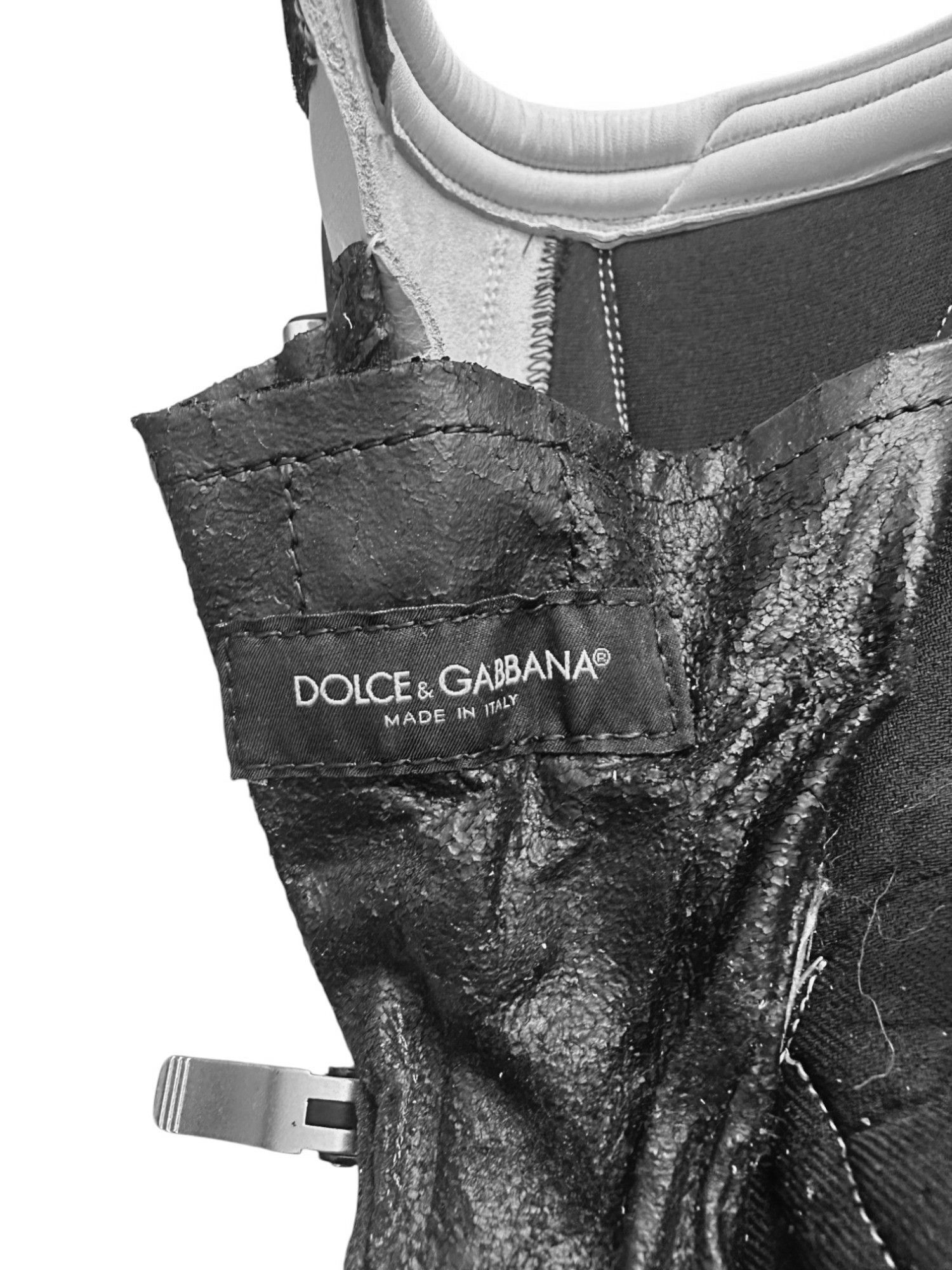 Dolce & Gabbana F/W 2003 Moto Cross White Boots Size US 5 / IT 35 - 8 Thumbnail