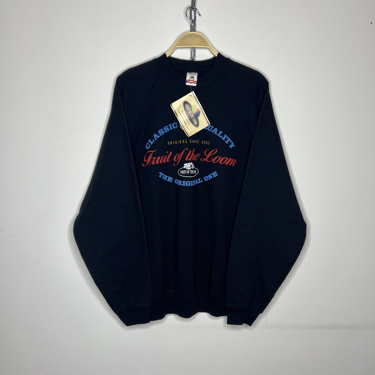 Fruit Of The Loom × Vintage Vintage 90s Fruit of the loom sweatshirt Crewneck Size US XL / EU 56 / 4 - 1 Thumbnail