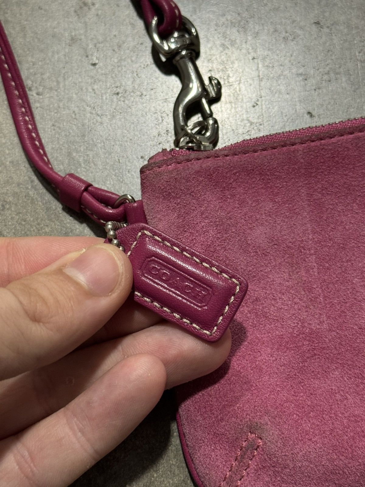 Coach Vintage Pink Coach Mini Wristlet Size ONE SIZE - 3 Thumbnail
