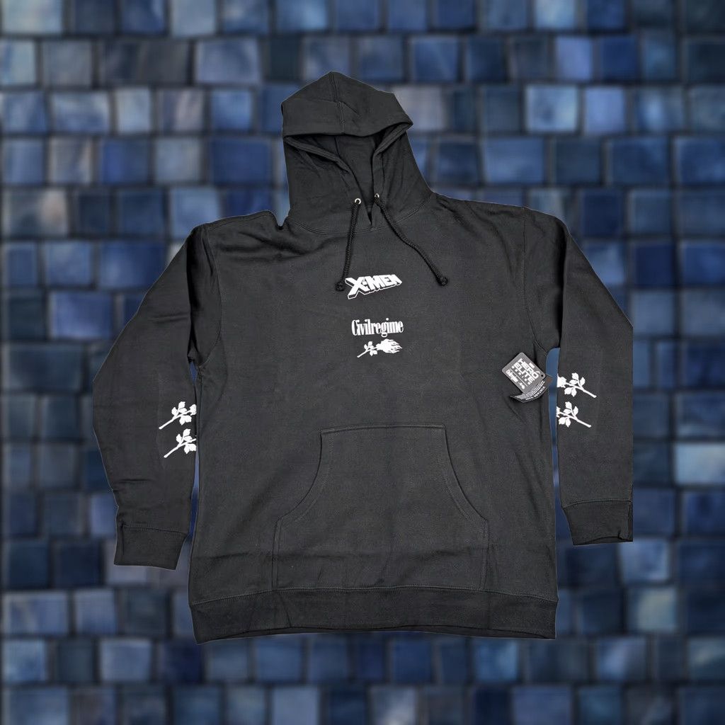 Vintage Marvel X-Men Academy Hoodie Mens L Black Graphic Pullover New Size US L / EU 52-54 / 3 - 1 Thumbnail