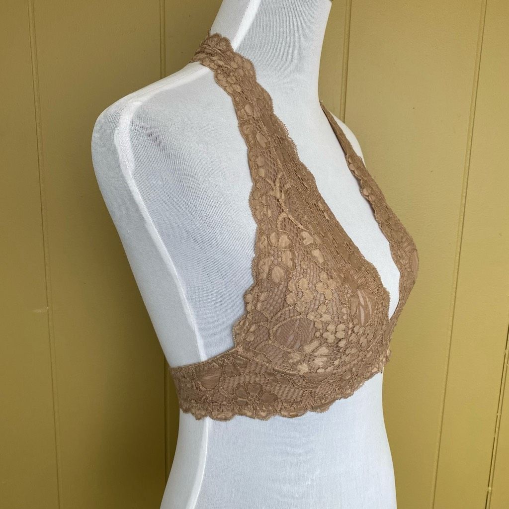 Free People Free People Intimately women 34A lace halter top Bra w/2 hoo Size ONE SIZE - 2 Thumbnail