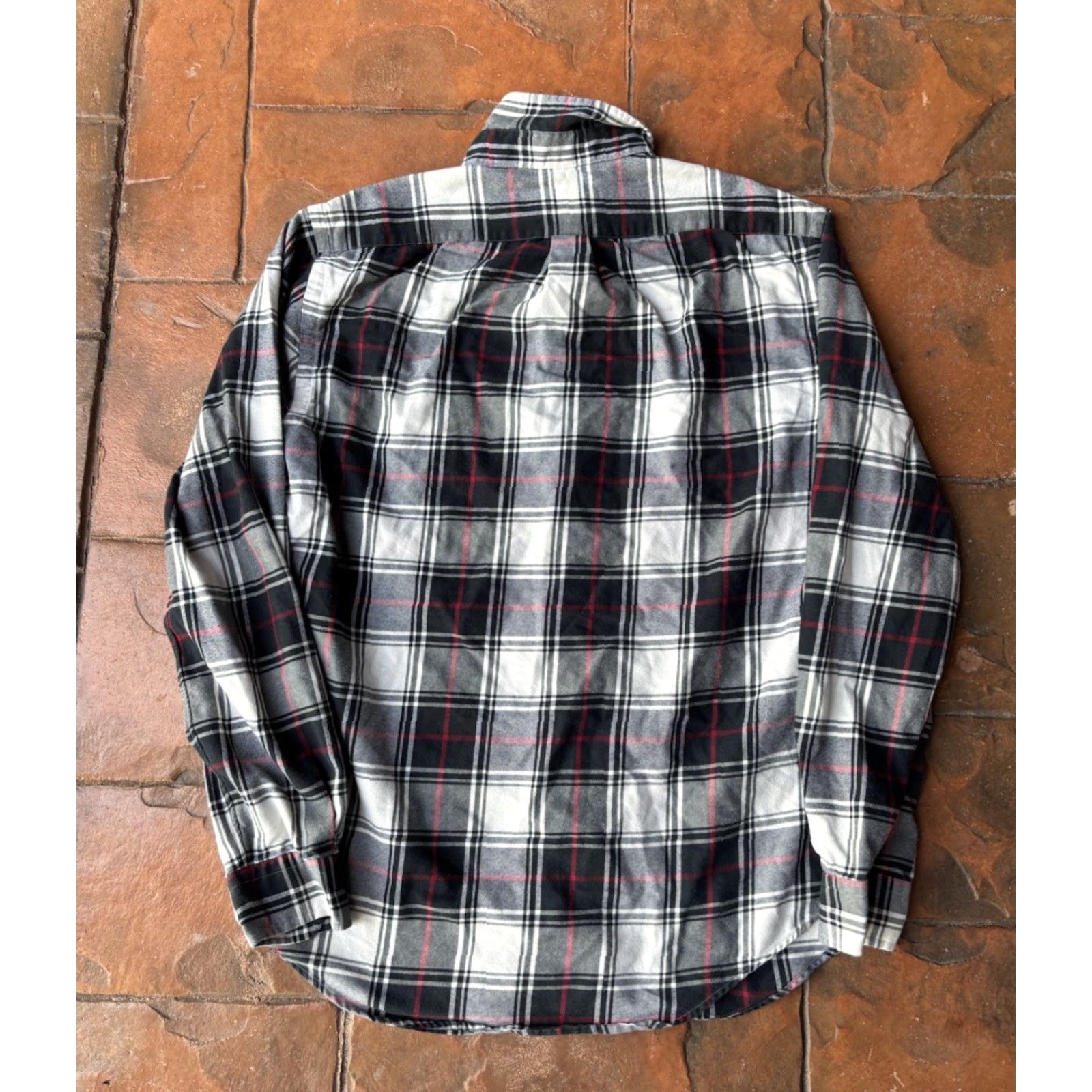 Polo Ralph Lauren Ralph Lauren Shirt Mens Medium Red Blue Slim Fit Performance Flannel Button Down Shirt - Polo Ralph Lauren Slim Fit Plaid Button-Up Casual Mens Size US M / EU 48-50 / 2 - 3 Thumbnail