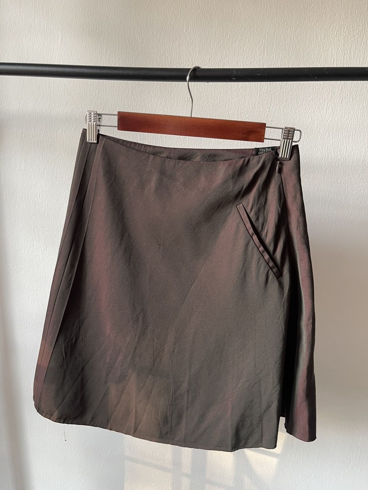 Jean Paul Gaultier 90s Jean Paul Gaultier Metalic Skirt 11 Size 26" / US 2 / IT 38 - 7 Thumbnail