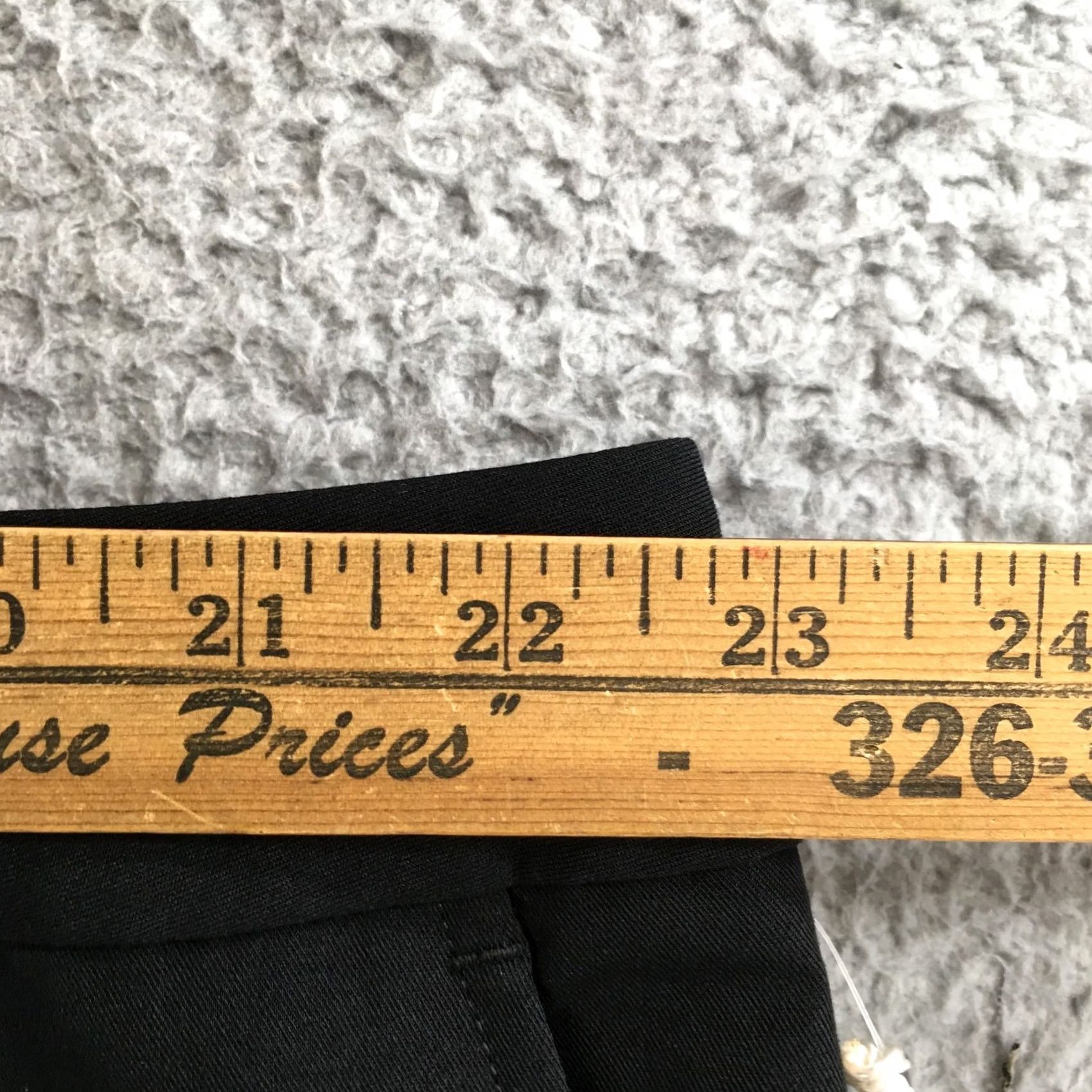 Worthington Worthington Trouser High Rise Wide-Leg Dress Pants Womens 22W Short Black NEW Size 40" / US 18 - 6 Thumbnail