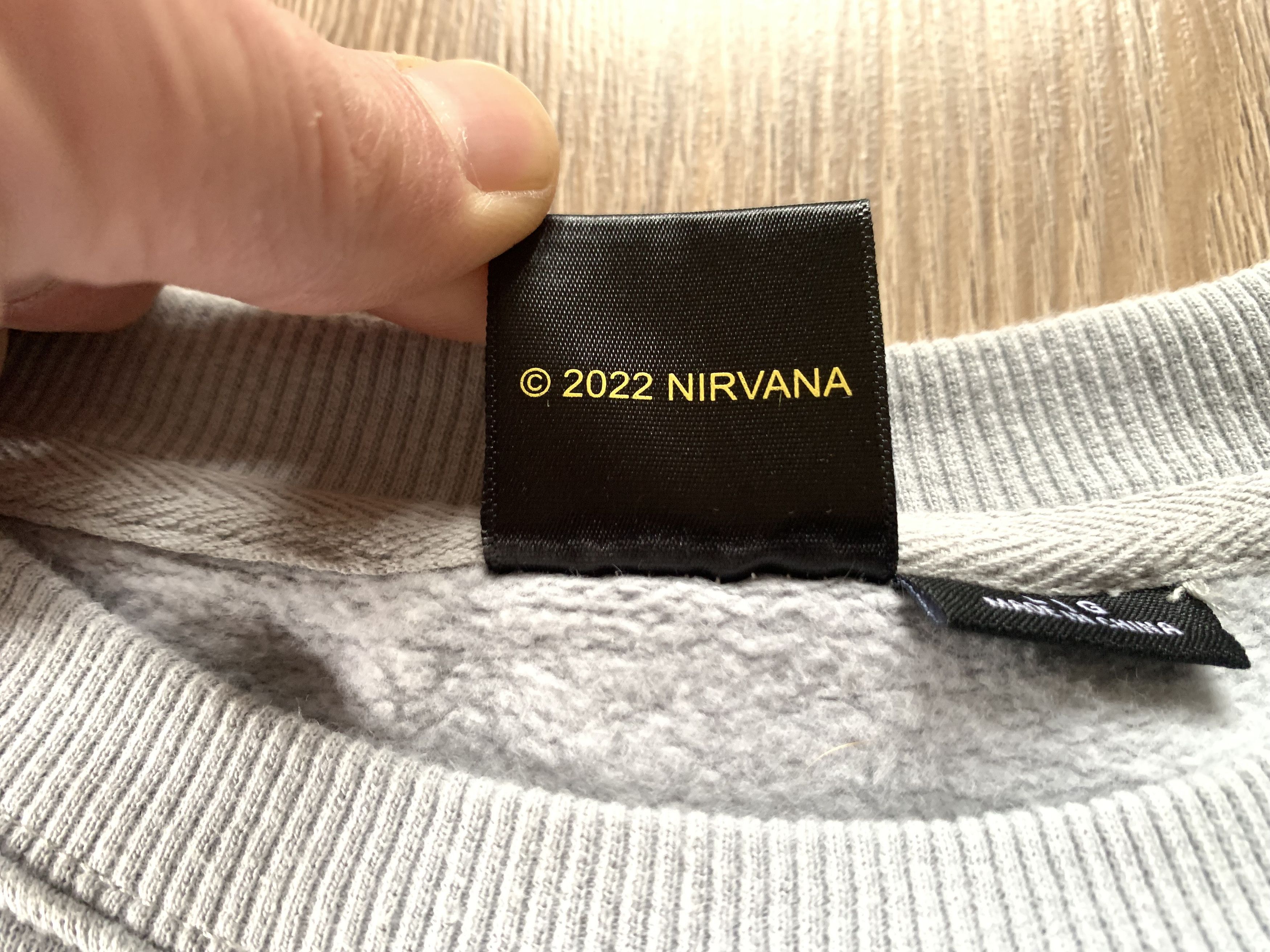 Band Tees × Nirvana Nirvana Isecticide Cotton Printed Sweatshirt Size US L / EU 52-54 / 3 - 6 Thumbnail