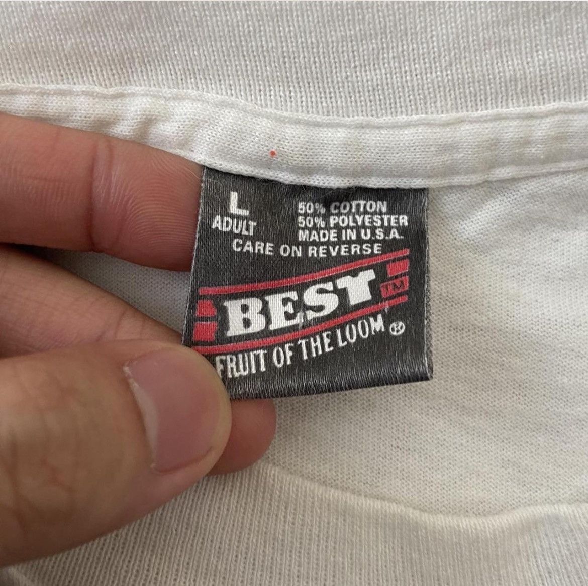 Fruit Of The Loom Vintage Comedy Beer Club President Tee Size US L / EU 52-54 / 3 - 3 Thumbnail