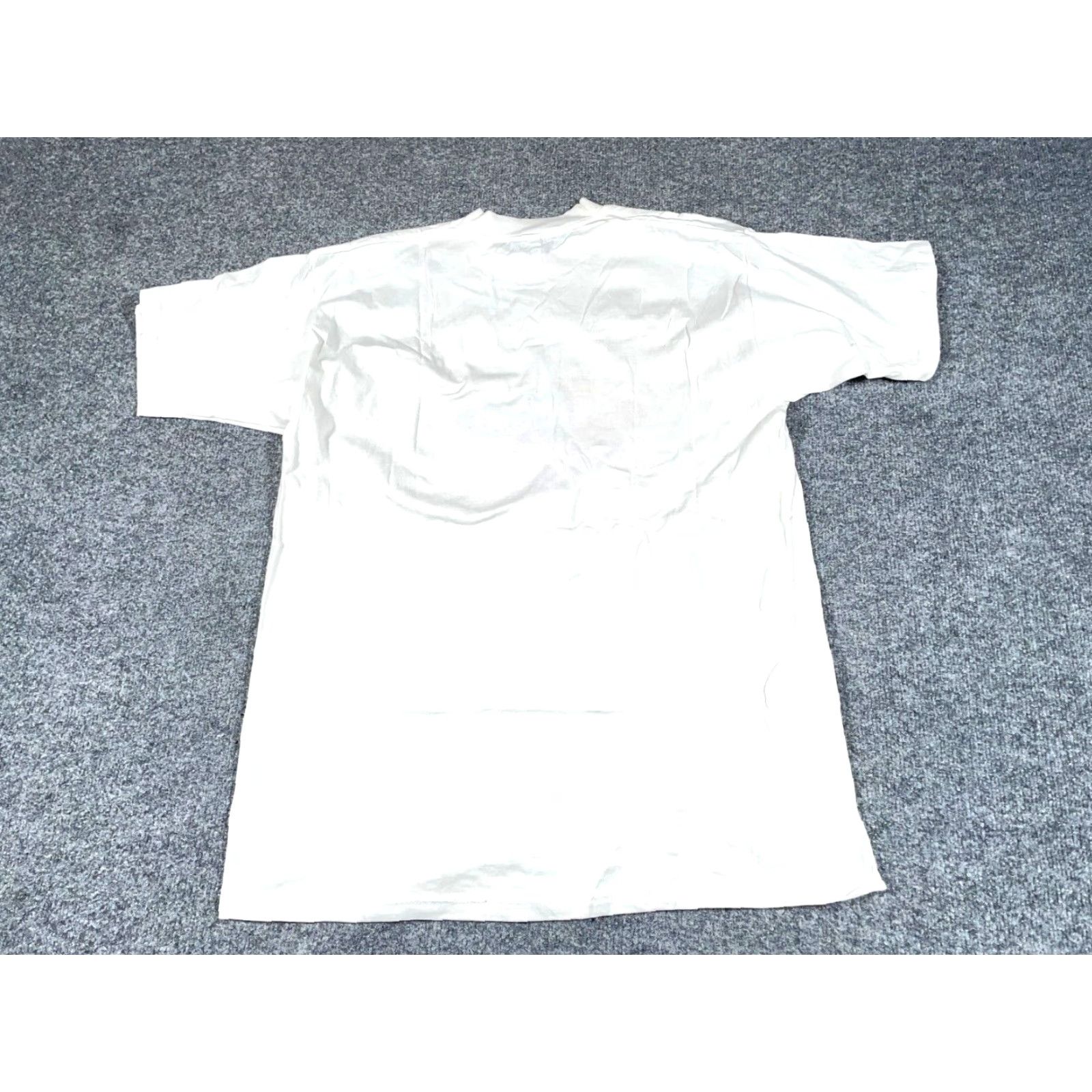 Fruit Of The Loom VINTAGE Michigan Lottery I'm a Winner T-Shirt Adult XL White Heavyweight Retro Fruit of the Loom Mens T-Shirt Graphic Tee Size US XL / EU 56 / 4 - 2 Thumbnail