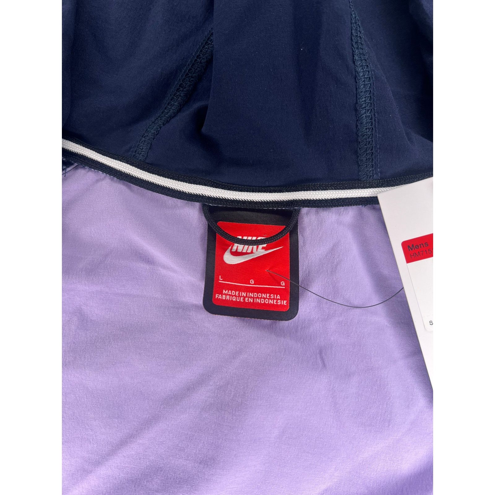 Nike Nike Tech Woven Jacket Full-Zip Windbreaker Blue/Purple Size US L / EU 52-54 / 3 - 6 Thumbnail
