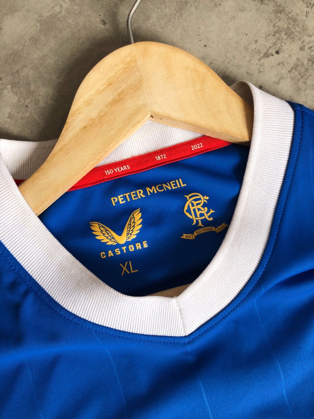 Other Castore Glasgow Rangers 2021 2022 home soccer jersey Size US XL / EU 56 / 4 - 7 Thumbnail