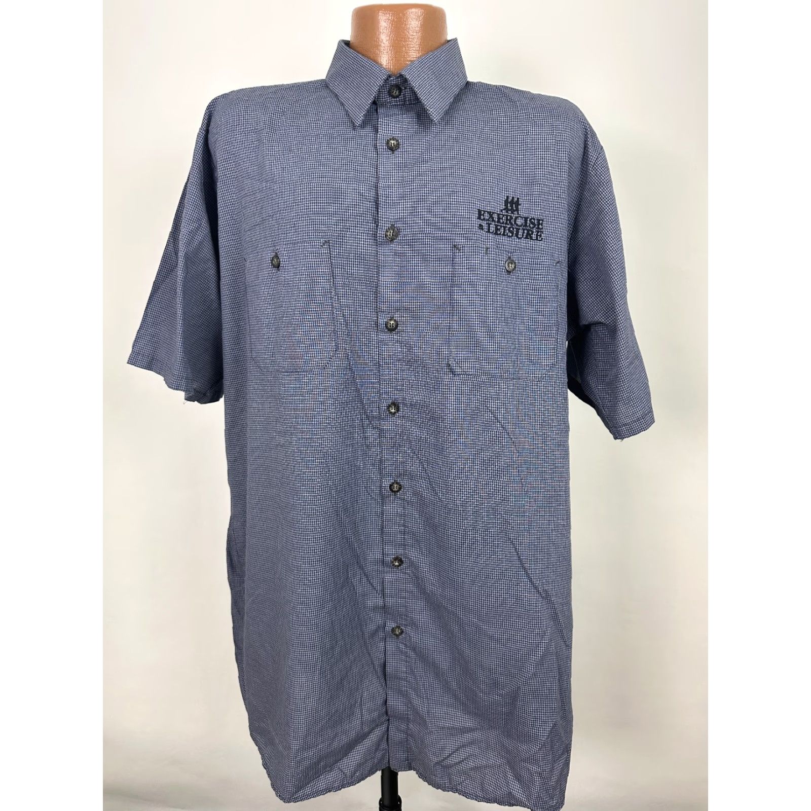 Red Kap VINTAGE Red Kap Shirt Men XLT Tall Check Button-Up Size US XL / EU 56 / 4 - 2 Thumbnail