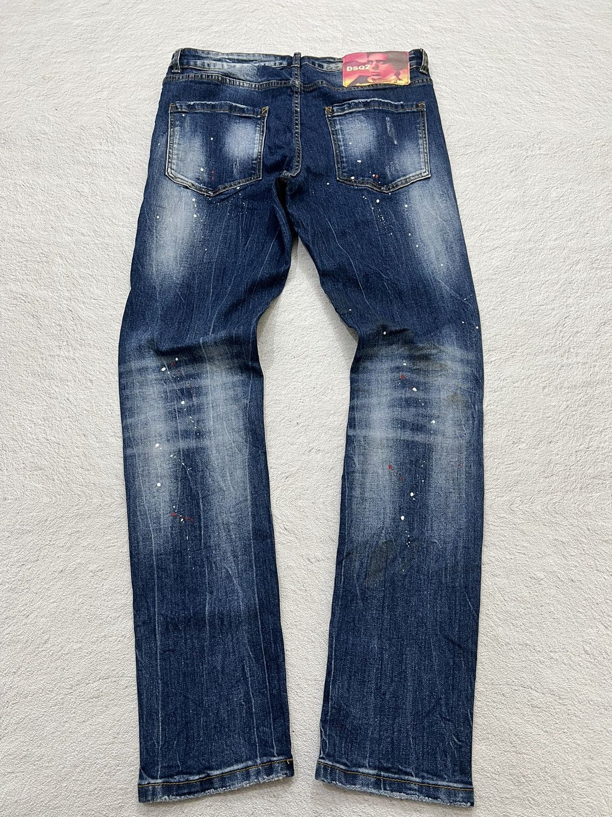 Hysteric Glamour × Undercover 2000s Dsquared2 Y's Distressed Skinny Jeans y2k Lgb Ifsix Size US 30 / EU 46 - 2 Thumbnail