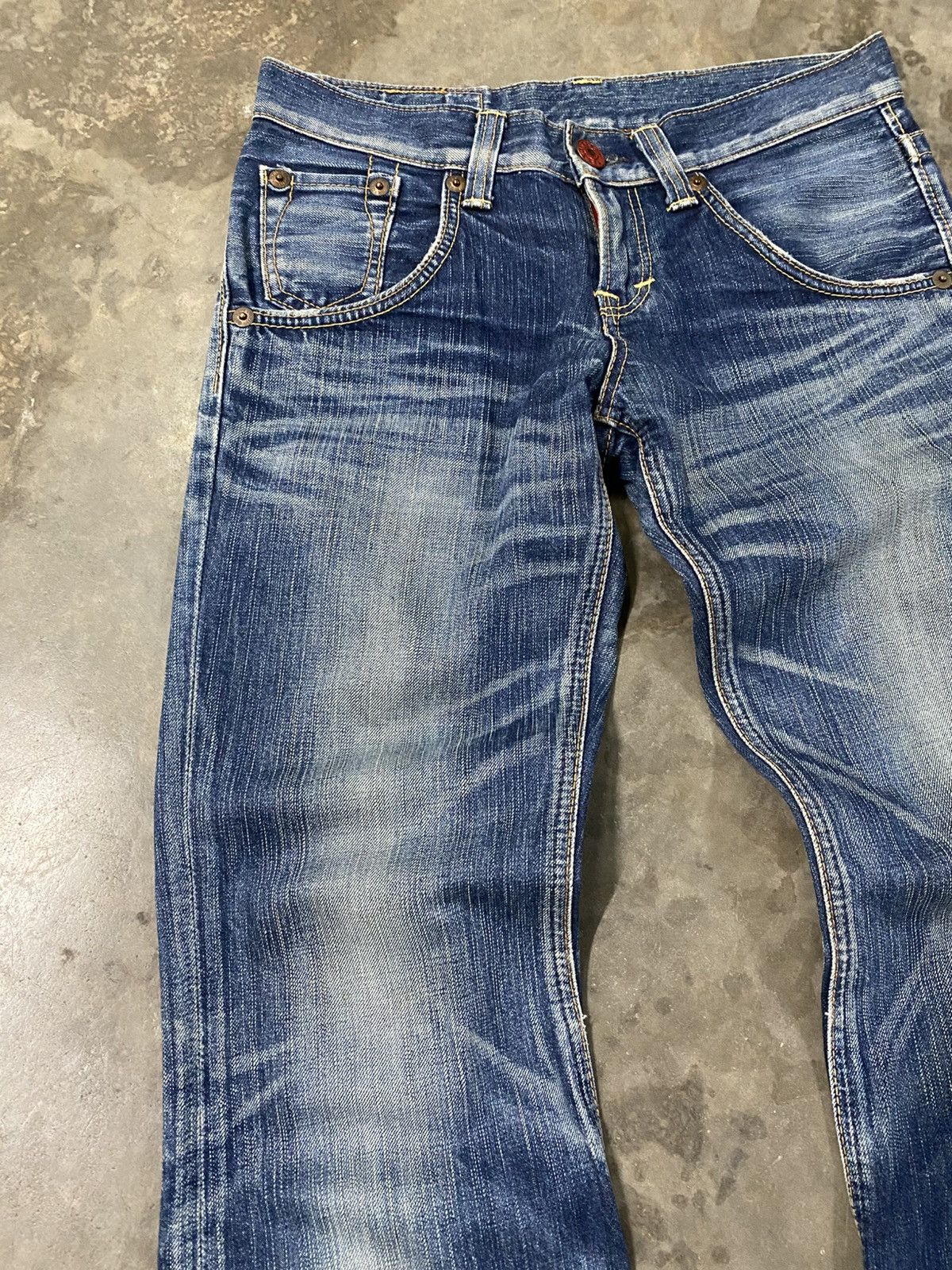 Edwin × Japanese Brand × Jean Flare Jeans Japan Edwin 503 BT5511 Flared @211 Size US 29 - 7 Thumbnail