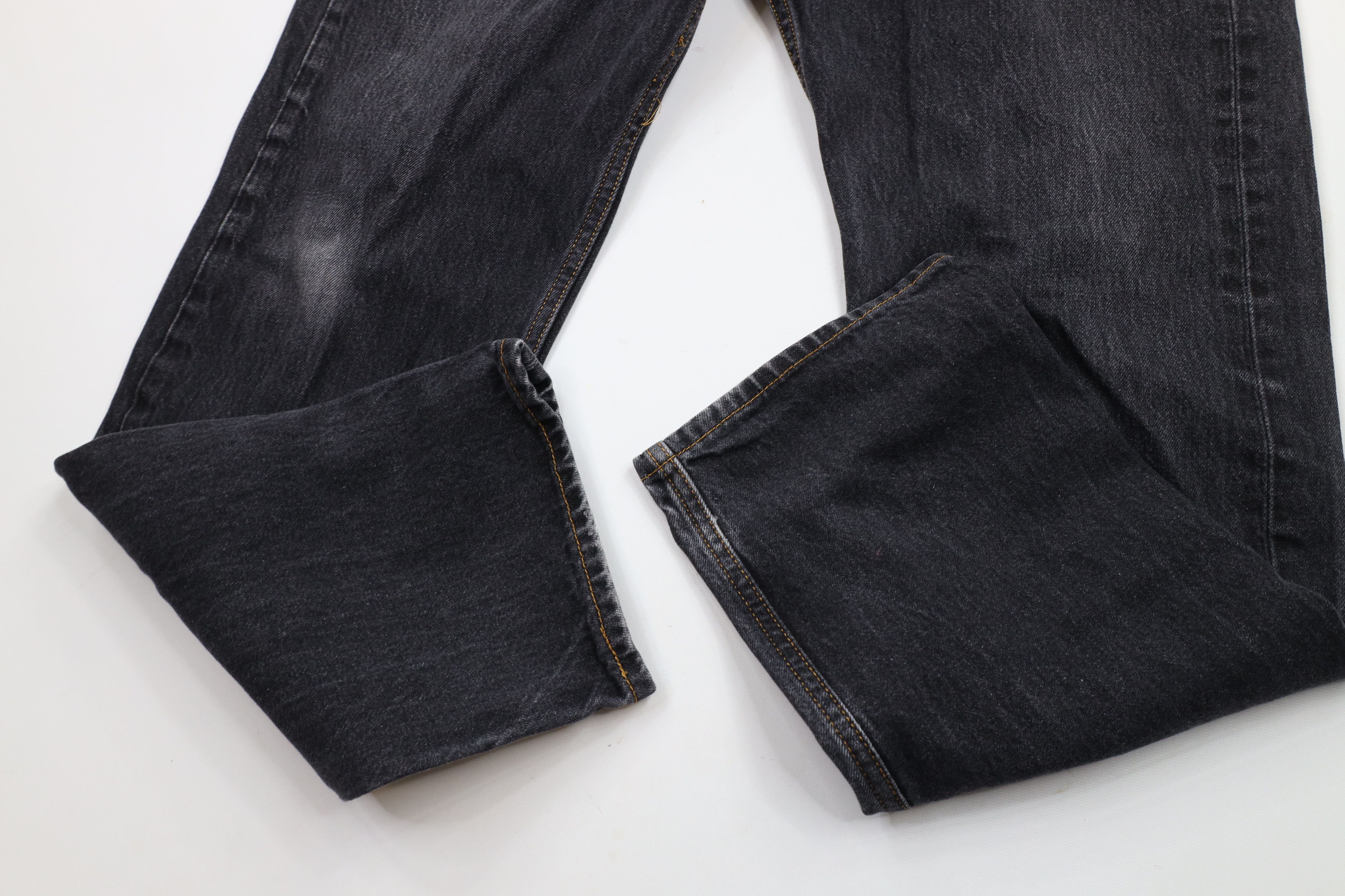 Levi's × Vintage Vintage Y2K Levis 501xx Button Fly Original Fit Jeans Black Size US 34 / EU 50 - 5 Thumbnail