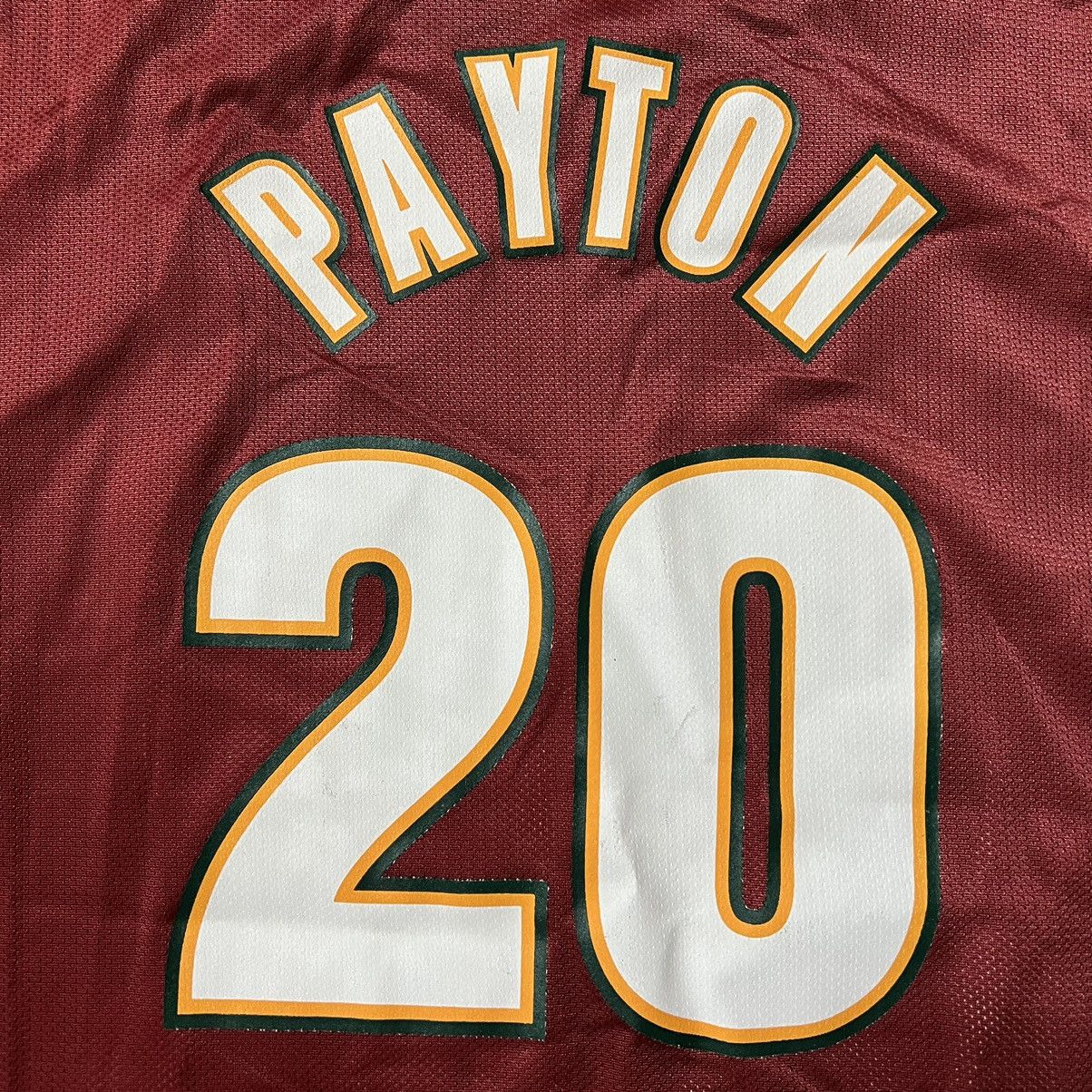 Champion × NBA × Vintage Vintage NBA Gary Payton Seattle SuperSonics Champion Jersey Size US XL / EU 56 / 4 - 3 Thumbnail