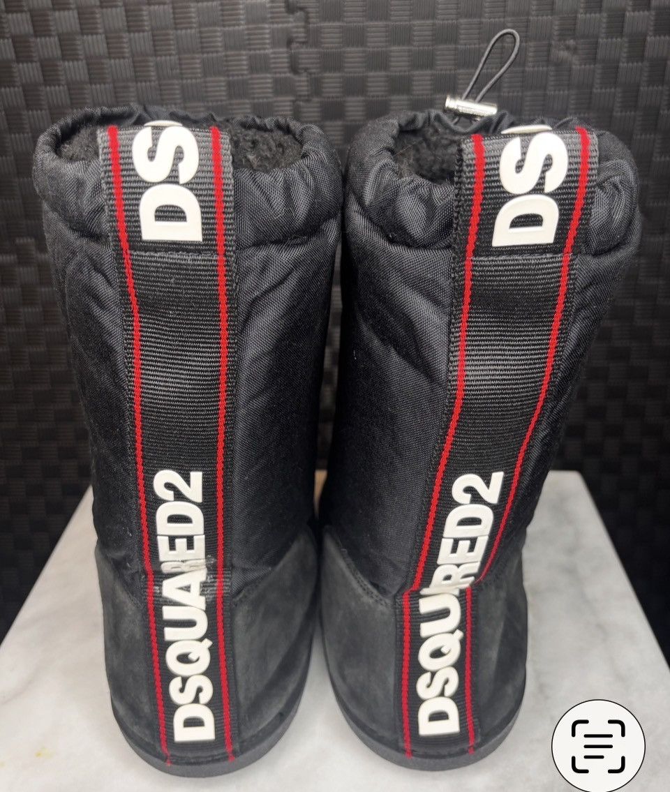 Dsquared2 DSQUARED2 UNISEX Black Ski Boots Rubber Outsole EU 38-40 Size US 6 / EU 39 - 1 Thumbnail