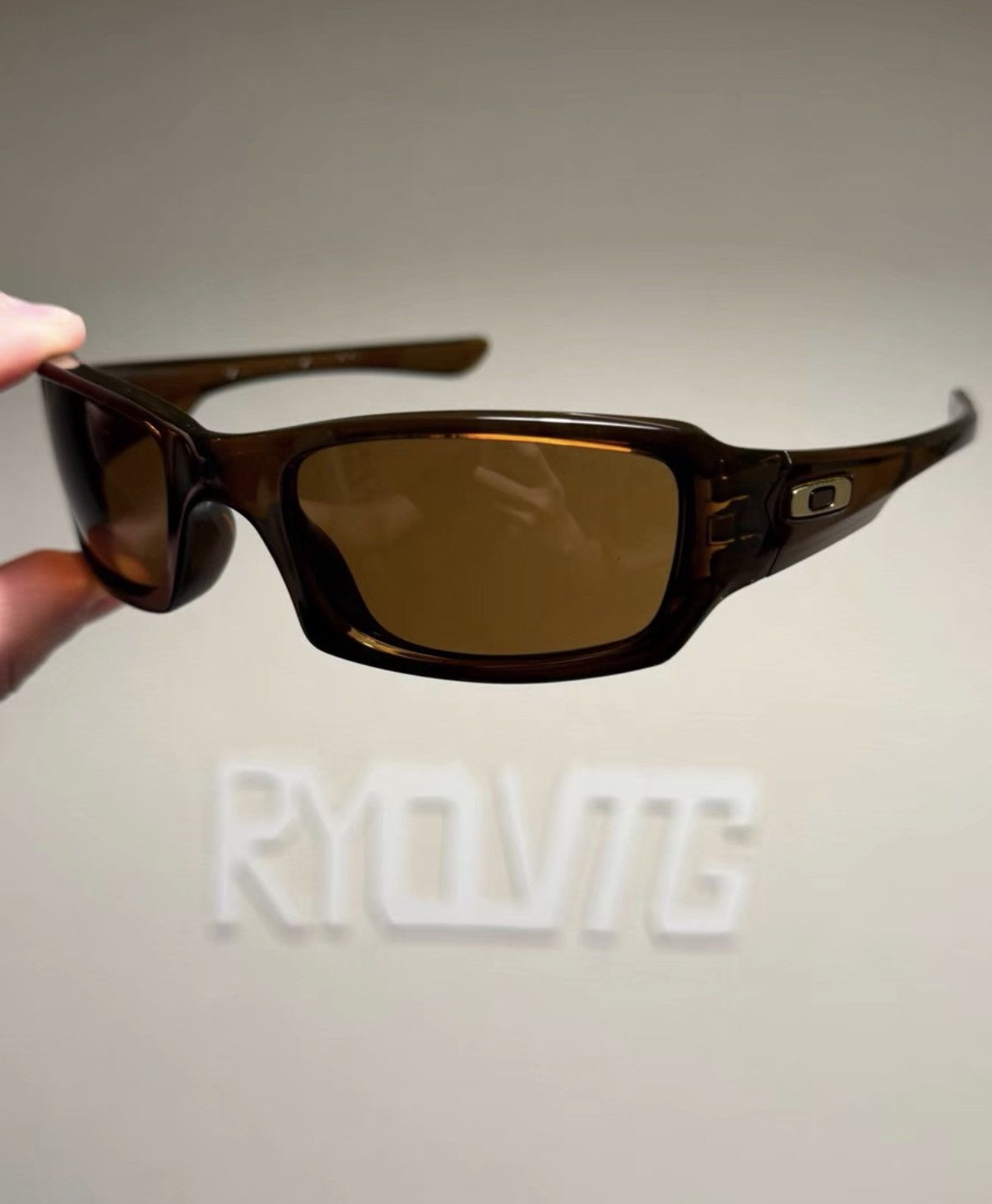 Oakley Oakley Five Squared Brown / Tortoise Sports Sunglasses K24 Size ONE SIZE - 1 Thumbnail