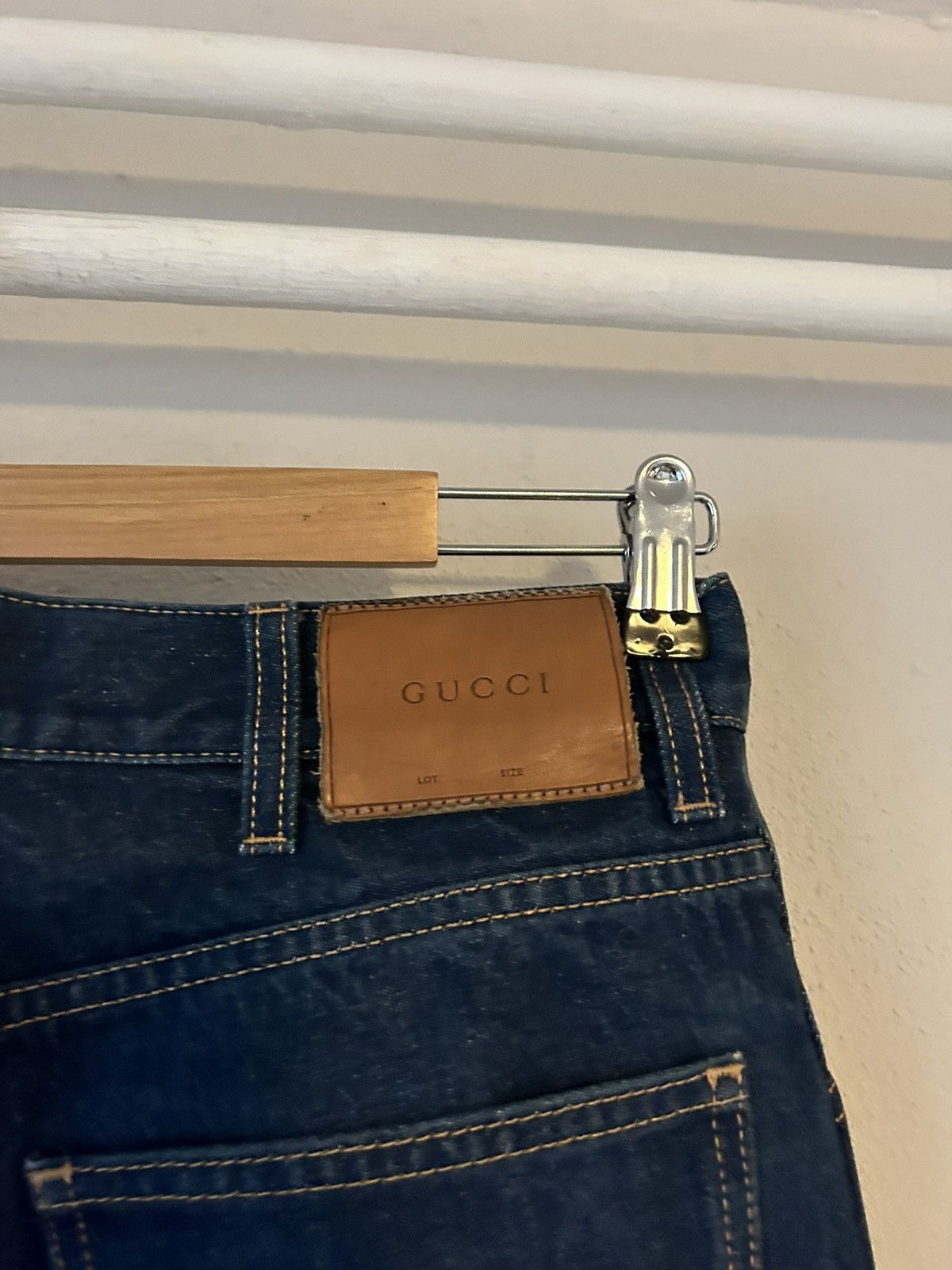 Gucci Raw Indigo Denim Jeans Size US 30 / EU 46 - 10 Thumbnail