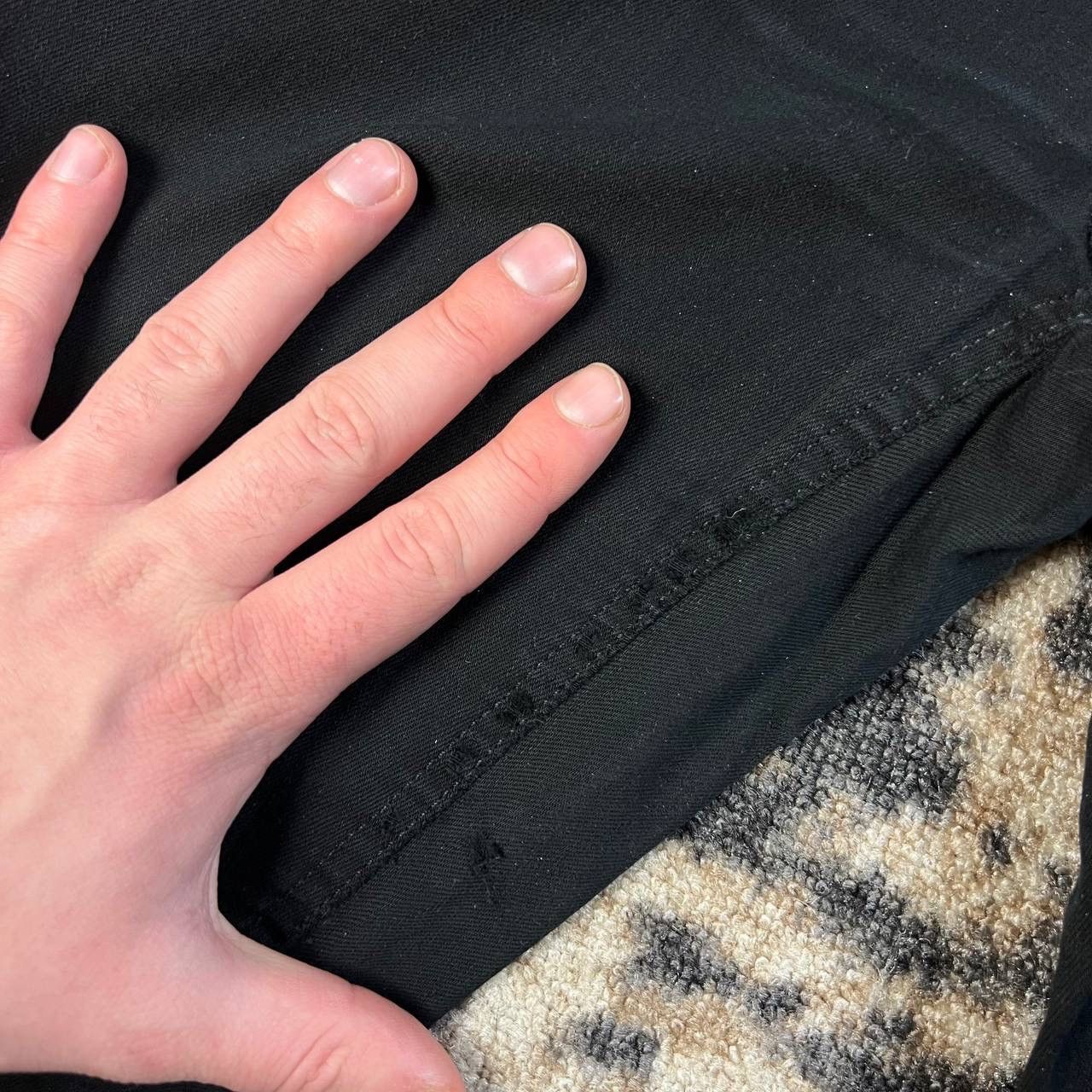 Acne Studios Acne Jeans Luxury Skinny Fit Black Denim Jeans Size US 30 / EU 46 - 8 Thumbnail