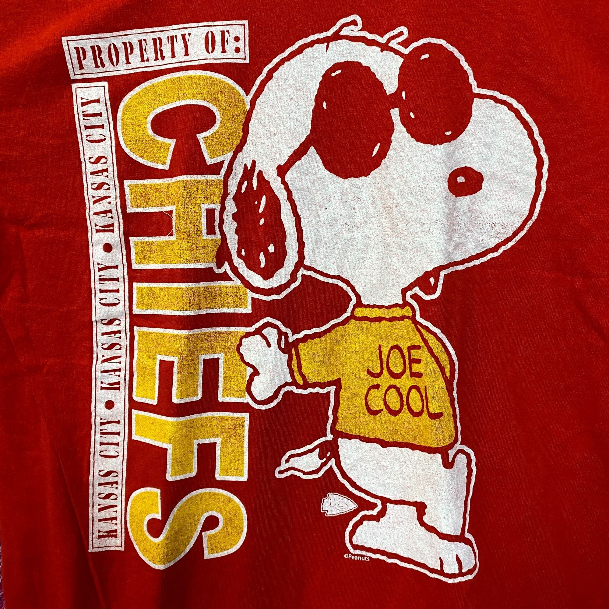 Junk Food Junk Food Clothing Kansas City Chiefs Snoopy Red Joe Cool Ve Size US S / EU 44-46 / 1 - 2 Thumbnail