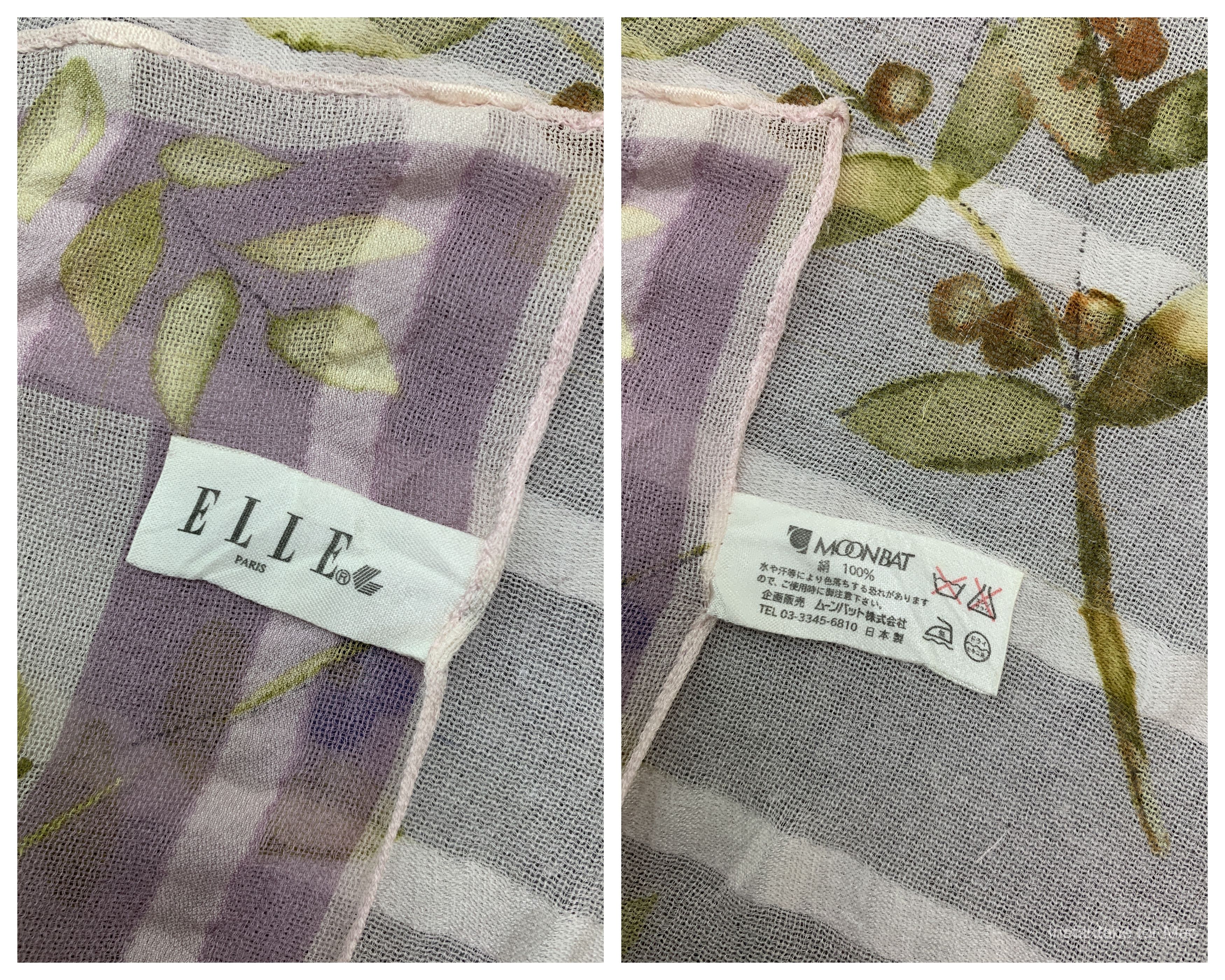 Japanese Brand × Vintage Vintage Elle Scarf Neckwear - SCA2139 Size ONE SIZE - 10 Thumbnail