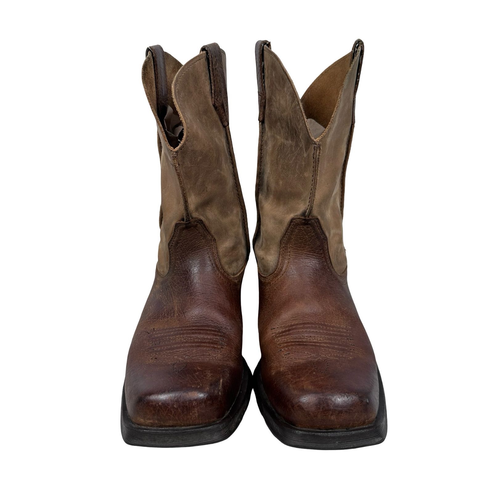 Ariat Ariat Rambler Western Cowboy Boots Mens 10.5 D Brown Leather Size US 10.5 / EU 43-44 - 2 Thumbnail
