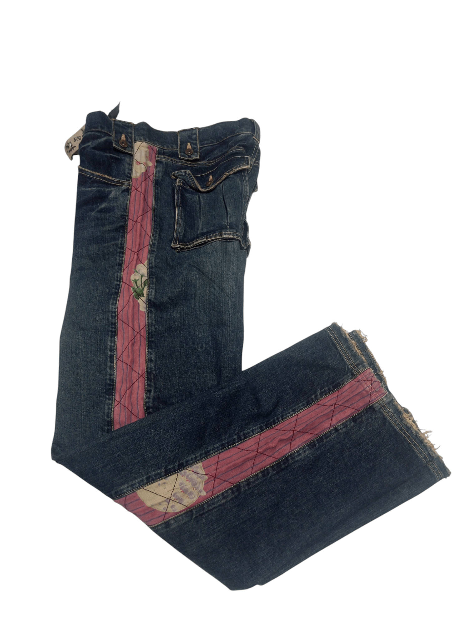 If Six Was Nine × Japanese Brand × Le Grande Bleu (L.G.B.) Mizra jeans kyoto distressed 3D pocket bootcut denim Size US 32 / EU 48 - 15 Thumbnail