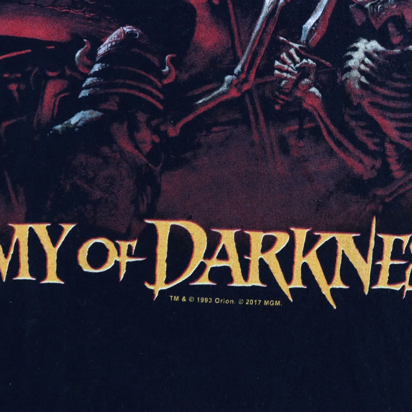 Fruit Of The Loom Army Of Darkness Ash Tshirt Adult Medium Black Crew Neck Size US M / EU 48-50 / 2 - 4 Thumbnail