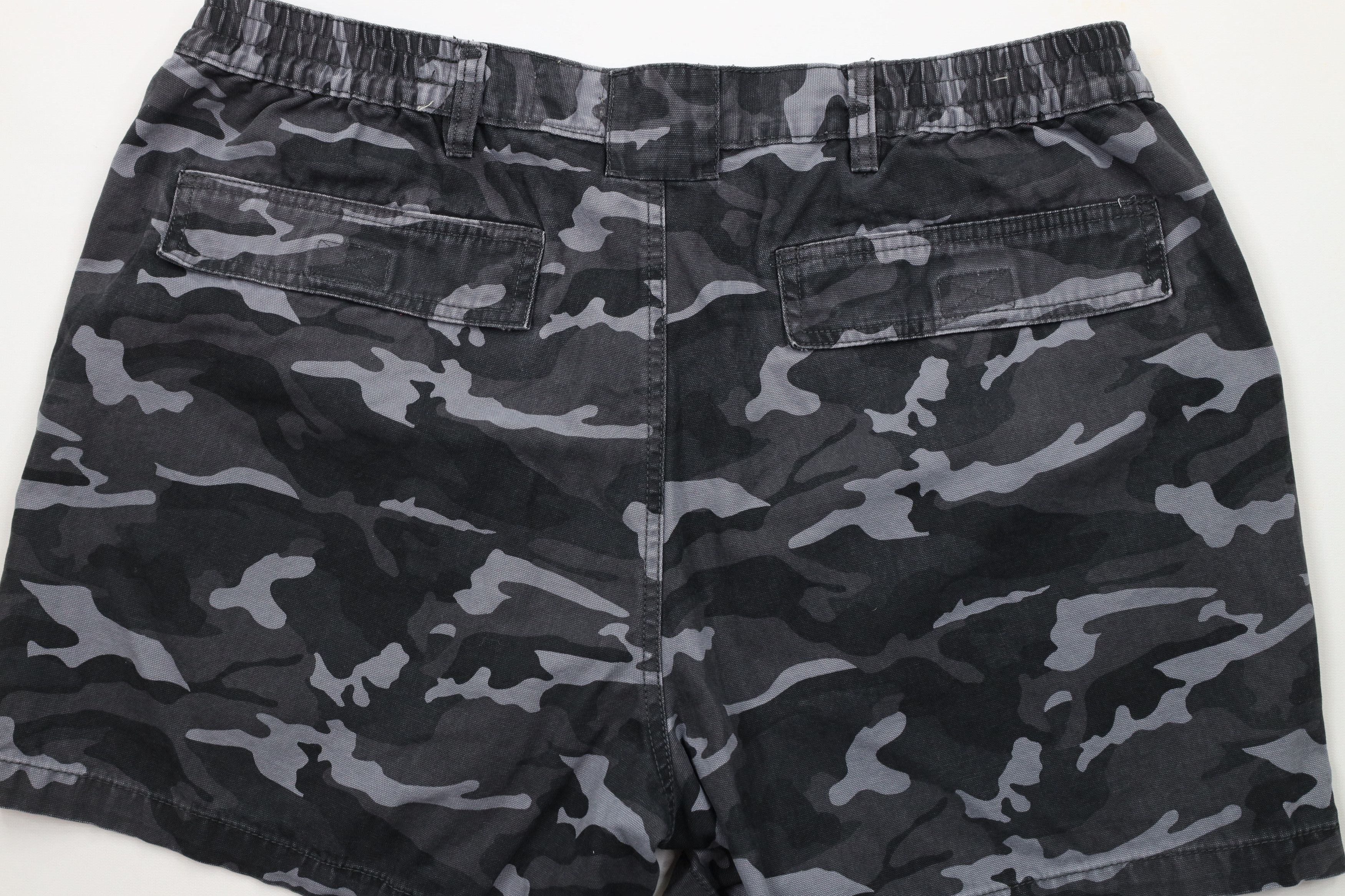 Vintage Vintage 90s Streetwear Knee Camouflage Cargo Shorts Cotton Size US 40 / EU 56 - 9 Thumbnail