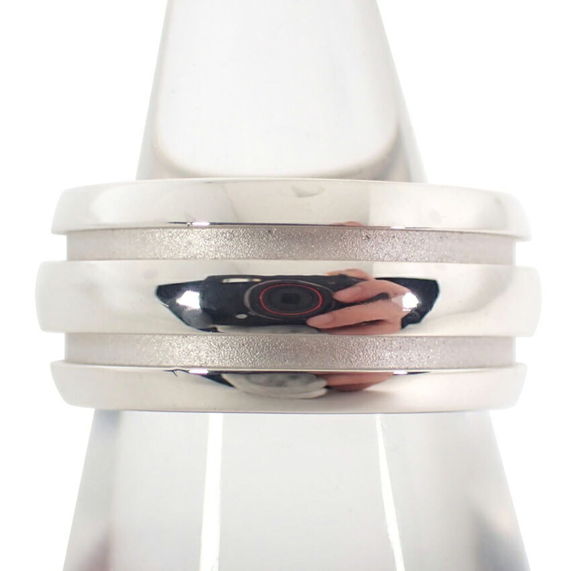 Tiffany & Co. TIFFANY 925 750 Grooved Double Line Ring, Size 11 Size ONE SIZE - 1 Thumbnail