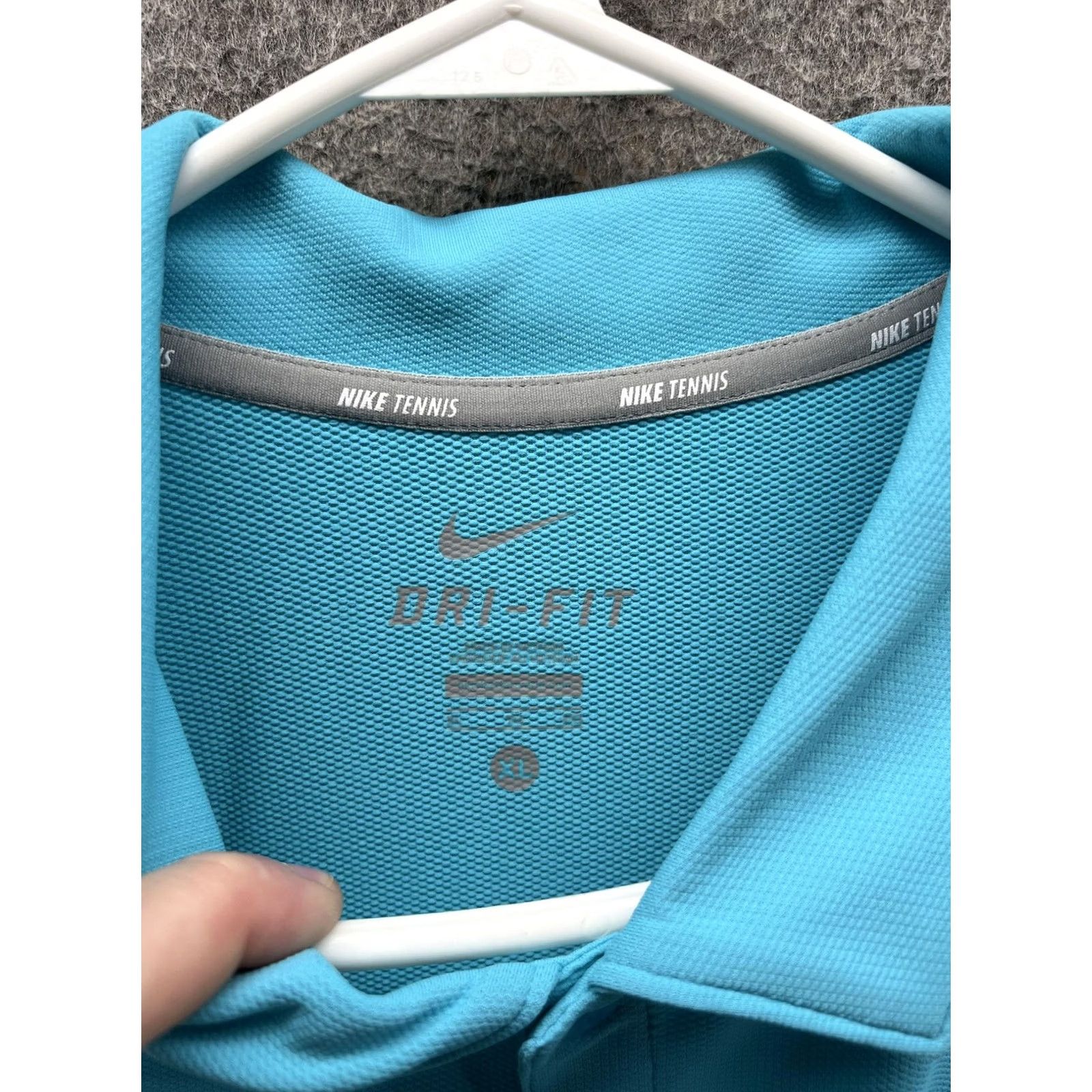Nike Nike Dri-FIT Tennis Polo Shirt Mens XL Blue Performance Moisture Wicking Polo Shirt Dri-FIT Nike Swoosh Size US XL / EU 56 / 4 - 2 Thumbnail