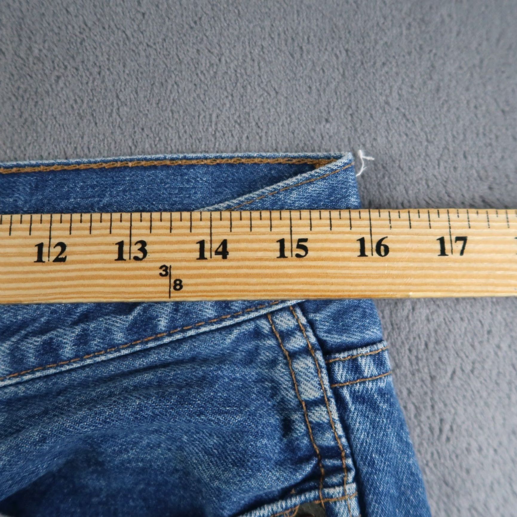 RE/DONE ReDone Originals High Rise Jeans Straight Color Blue 28 Cotton Denim 5-Pocket Design Womens June style Regular fit Adults? Size 28" / US 6 / IT 42 - 6 Thumbnail