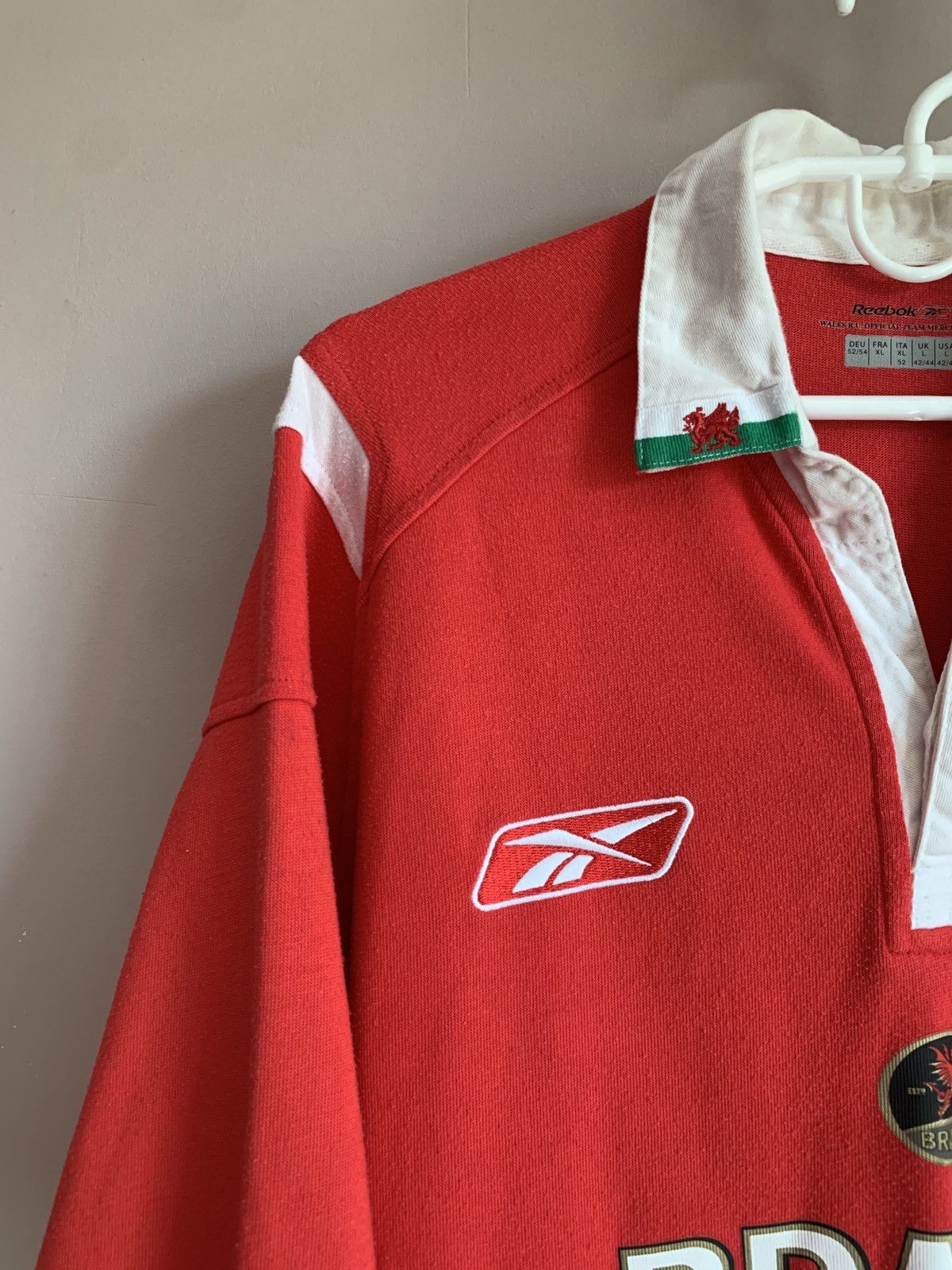 Reebok Wales 2003 Vintage Rugby Union Shirt Reebok Jersey Size L Size US L / EU 52-54 / 3 - 3 Thumbnail