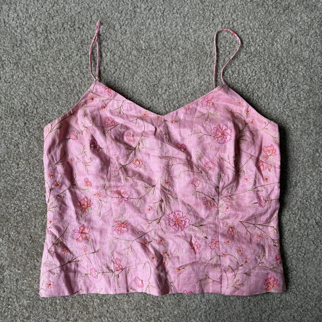 Ann Taylor Ann Taylor Embroidered Beaded Top Size M / US 6-8 / IT 42-44 - 1 Thumbnail