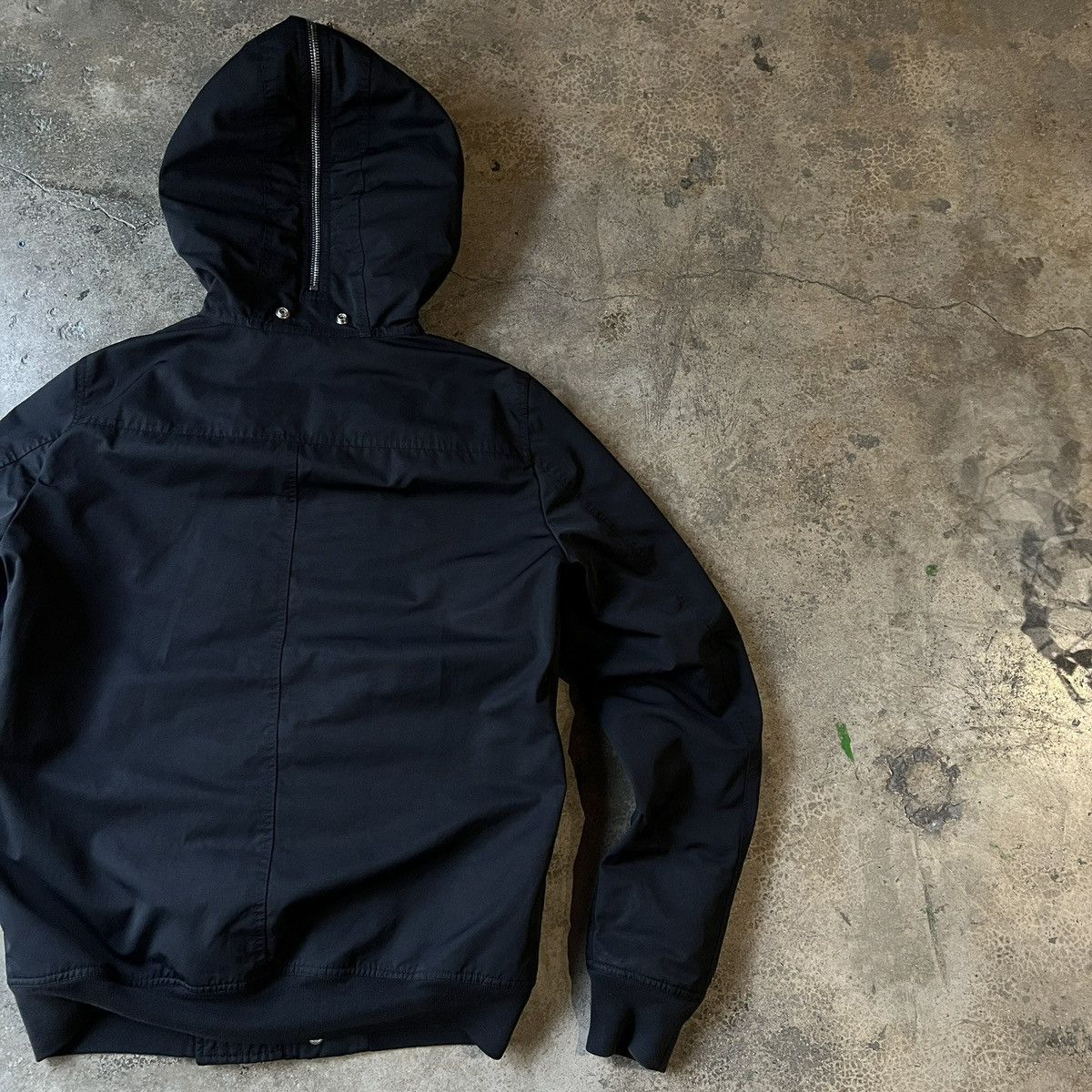 Rick Owens Drkshdw Rick Owens DRKSHDW Hooded Flight Bomber Jacket Size US M / EU 48-50 / 2 - 11 Thumbnail