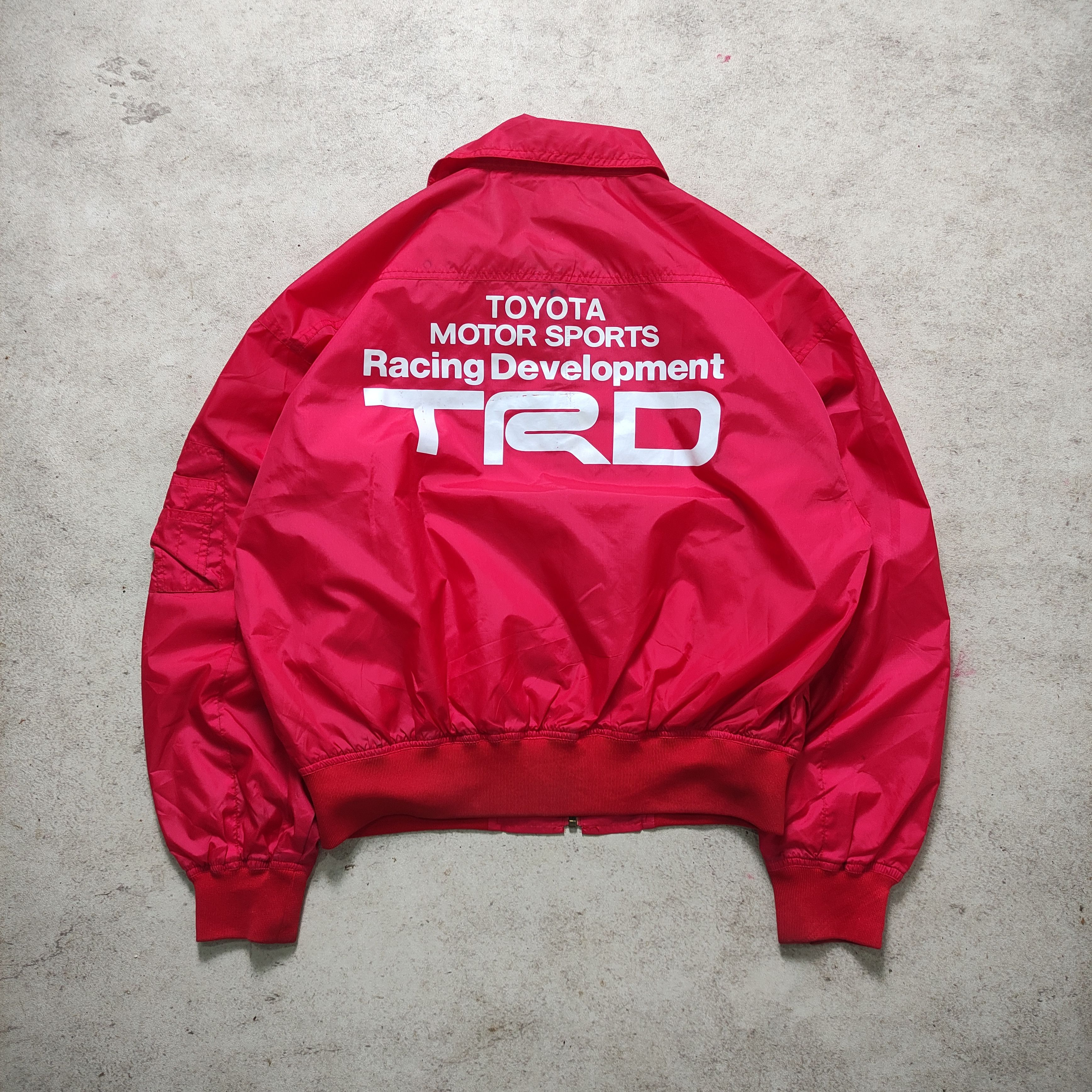Vintage Vintage 90s TRD Toyota Bomber Jacket Size US M / EU 48-50 / 2 - 2 Thumbnail