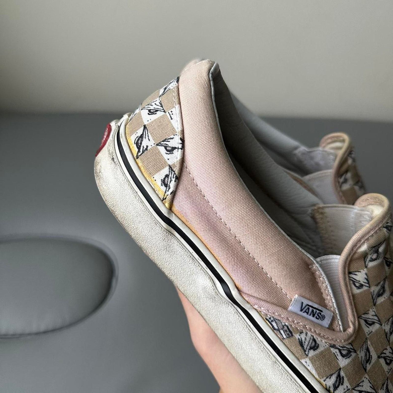 Vans Custom Matty Boy Inspired 99 Eyes Checkered Slip On Vans Size US 9 / EU 42 - 4 Thumbnail