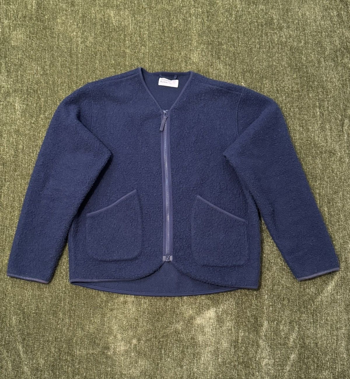 Universal Works NAVY ZIP LINER JACKET Size US XL / EU 56 / 4 - 1 Thumbnail