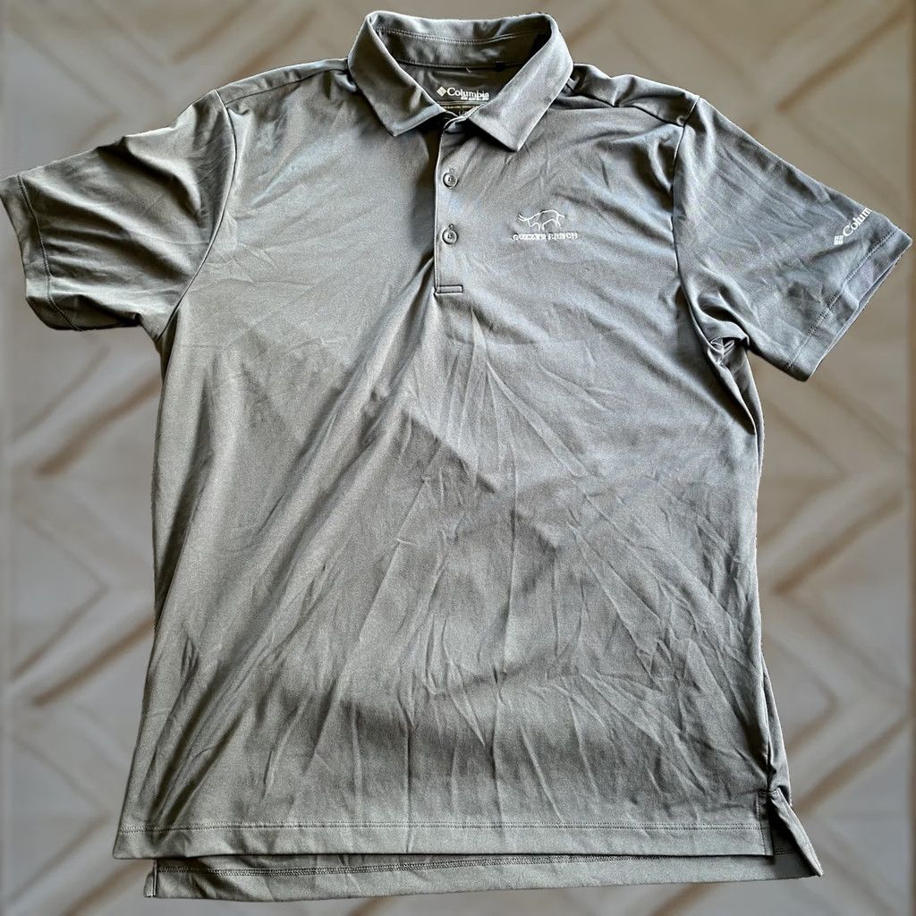 Peter Millar Gozzer Ranch Columbia Golf Polo Men’s L Shirt Gray Size US L / EU 52-54 / 3 - 1 Thumbnail