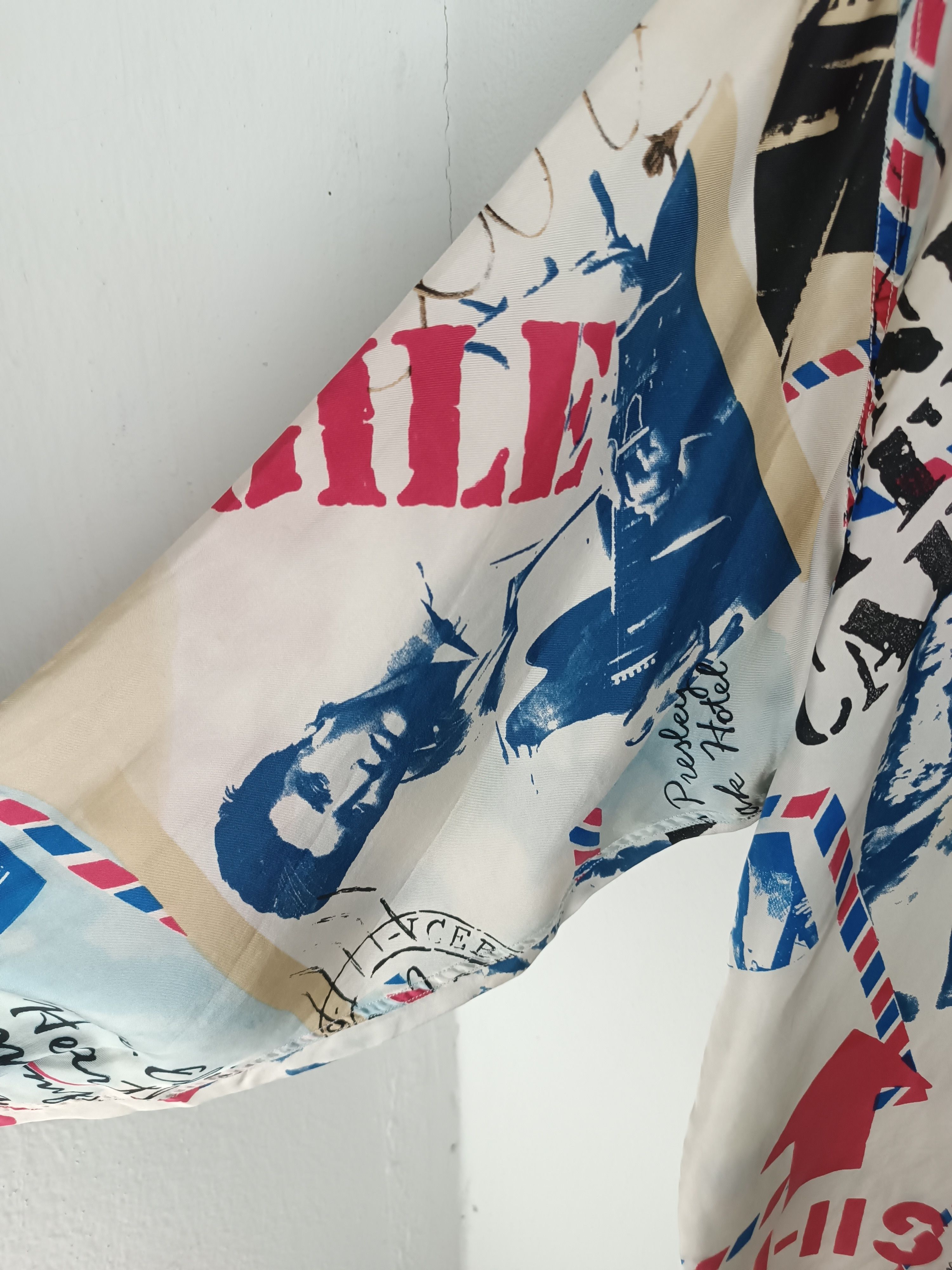 Iceberg RARE🔥VINTAGE 90'S ELVIS PRESLEY ICEBERG OVP SHIRTS Size US XL / EU 56 / 4 - 12 Thumbnail