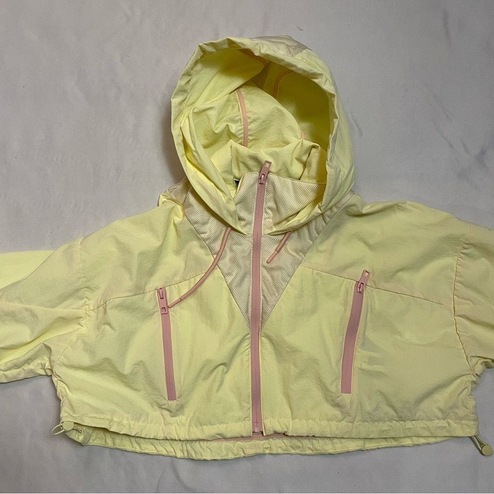 Zara NWT New Zara Yellow Cropped Jacket Windbreaker Size M Size M / US 6-8 / IT 42-44 - 6 Thumbnail