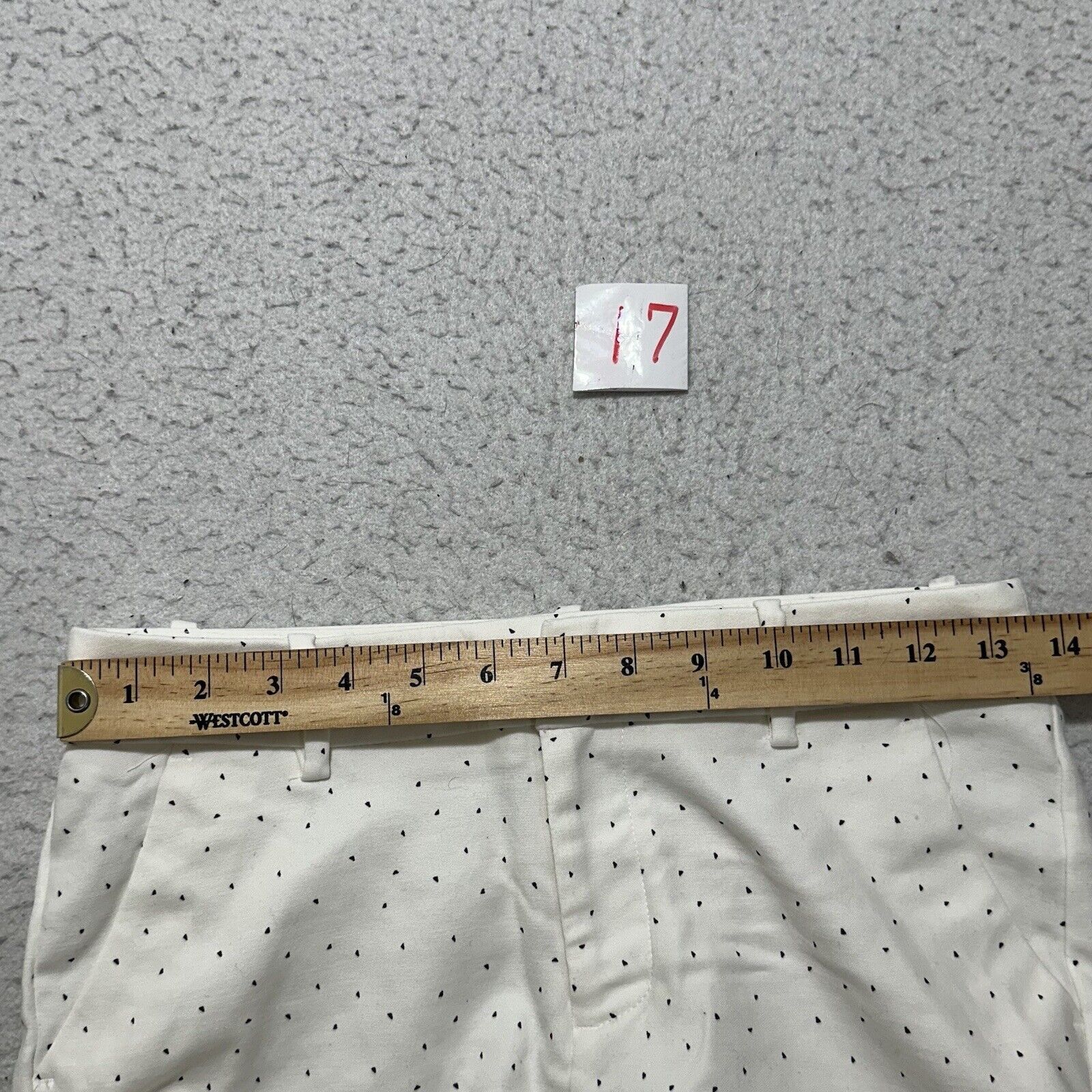 Other A New Day 0 Low Rise White Black Polka Dot Chino Pants Size 25" / US 0 / IT 36 - 10 Thumbnail
