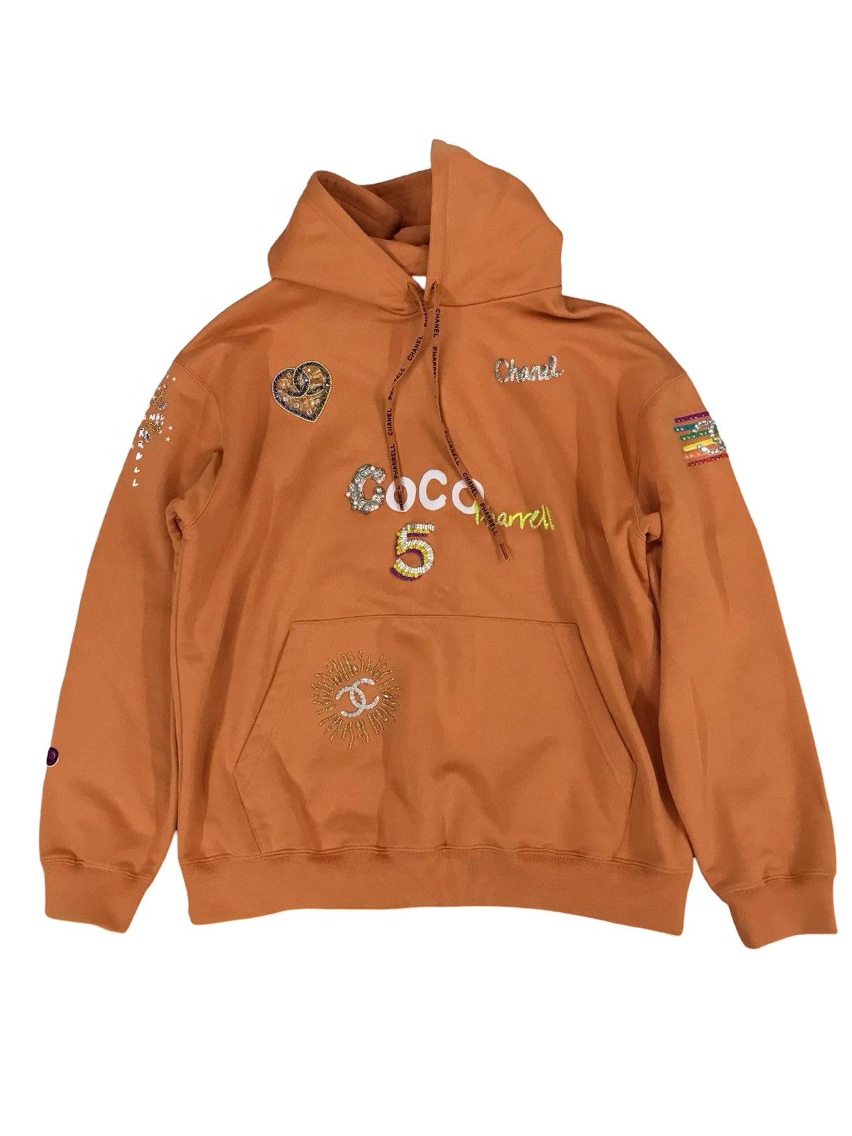 Chanel pharell hoodie orange