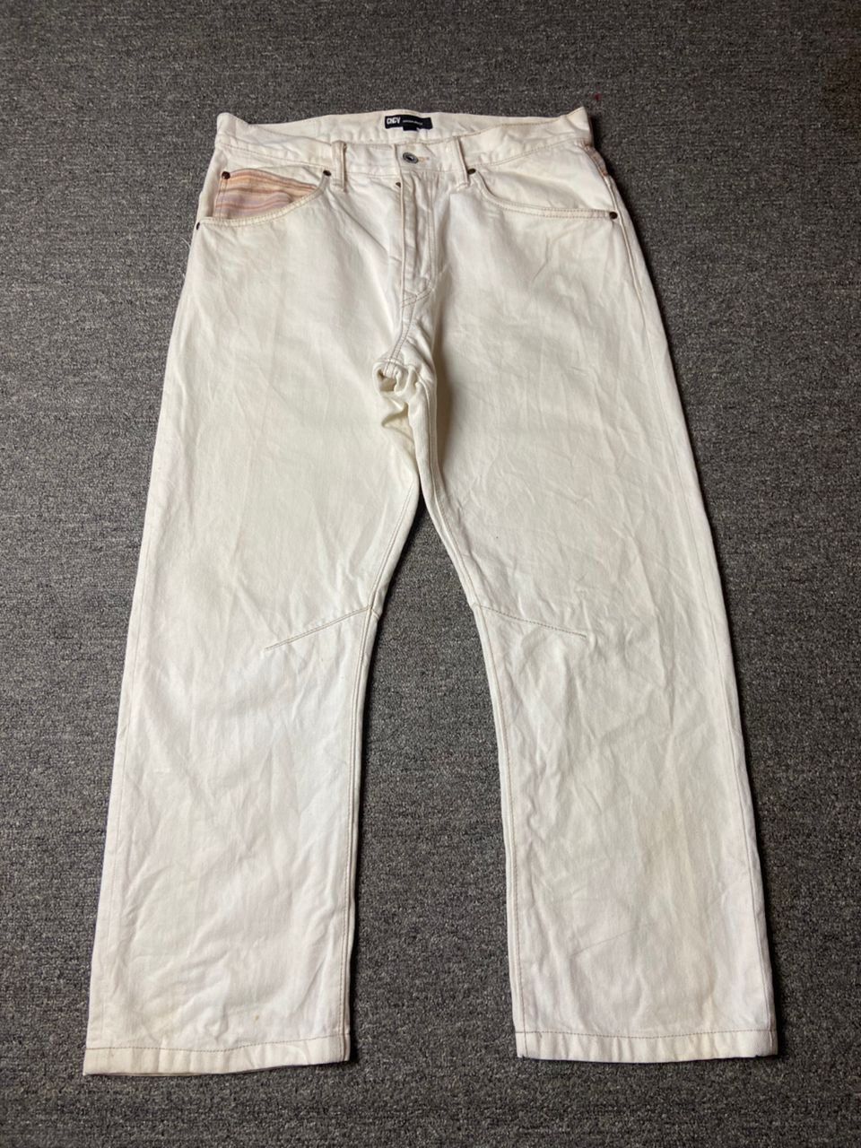 Japanese Brand CNCV Concave Attempt Regular Fit Jeans (147) Size US 32 / EU 48 - 1 Thumbnail