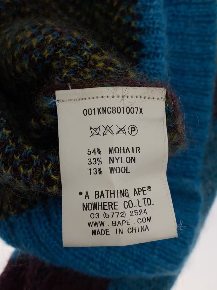 Bape A Bathing Ape Mohair Knit Sweater Multi-Color Size US M / EU 48-50 / 2 - 4 Thumbnail