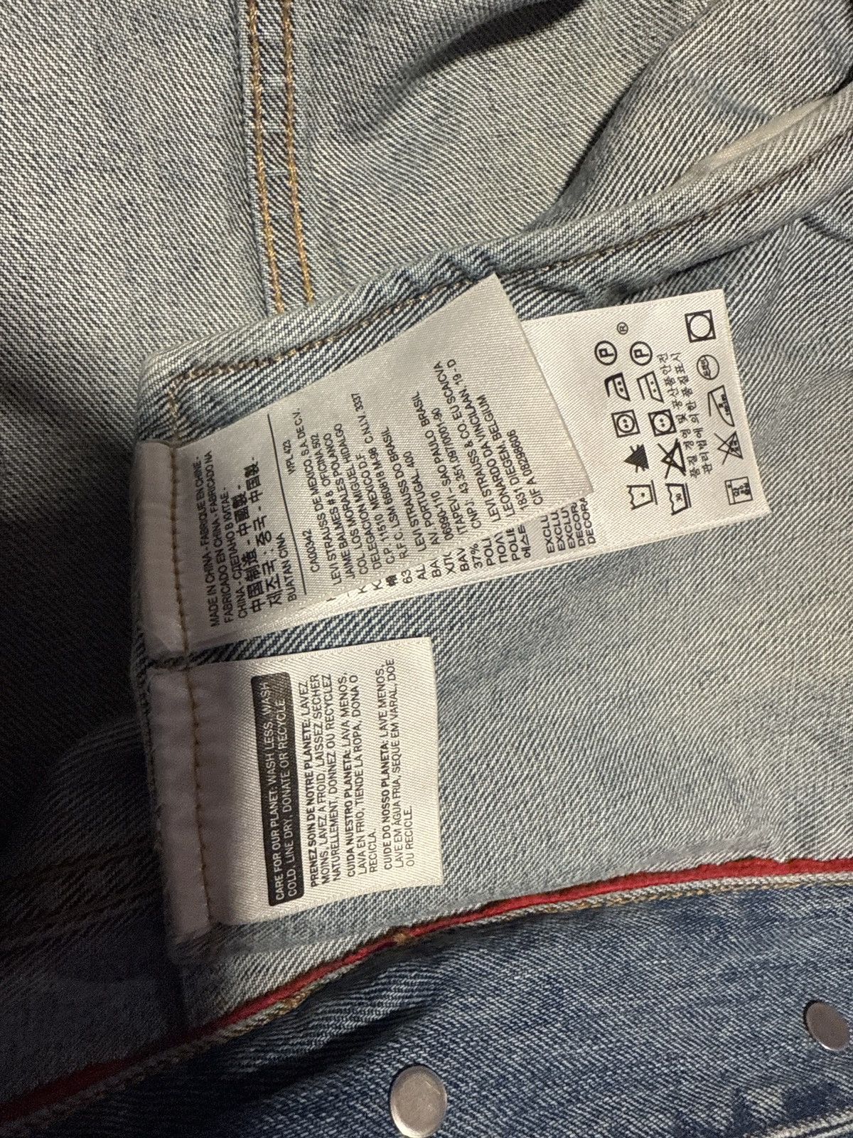 Levi's × Supreme SS17 Supreme x Levi’s Denim Trucker jacket Size US M / EU 48-50 / 2 - 5 Thumbnail