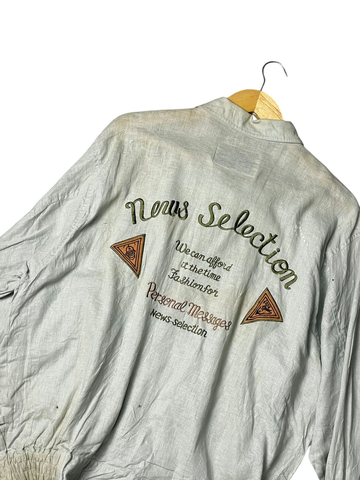 Japanese Brand × Vintage News Selection Custom Back Embroidery Jacket (93) Size US S / EU 44-46 / 1 - 6 Thumbnail