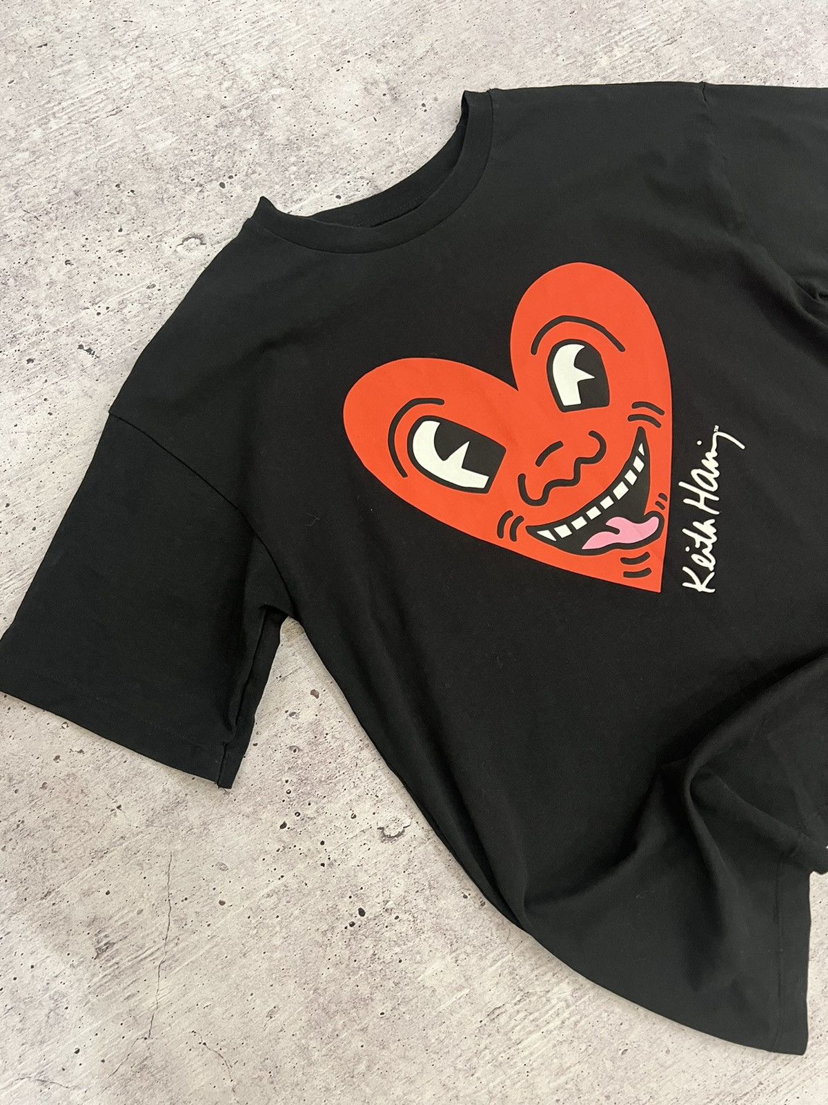 Keith Haring × Vintage 🩸RARE🩸Keith Haring Big Logo Vintage T Shirt Size US M / EU 48-50 / 2 - 4 Thumbnail