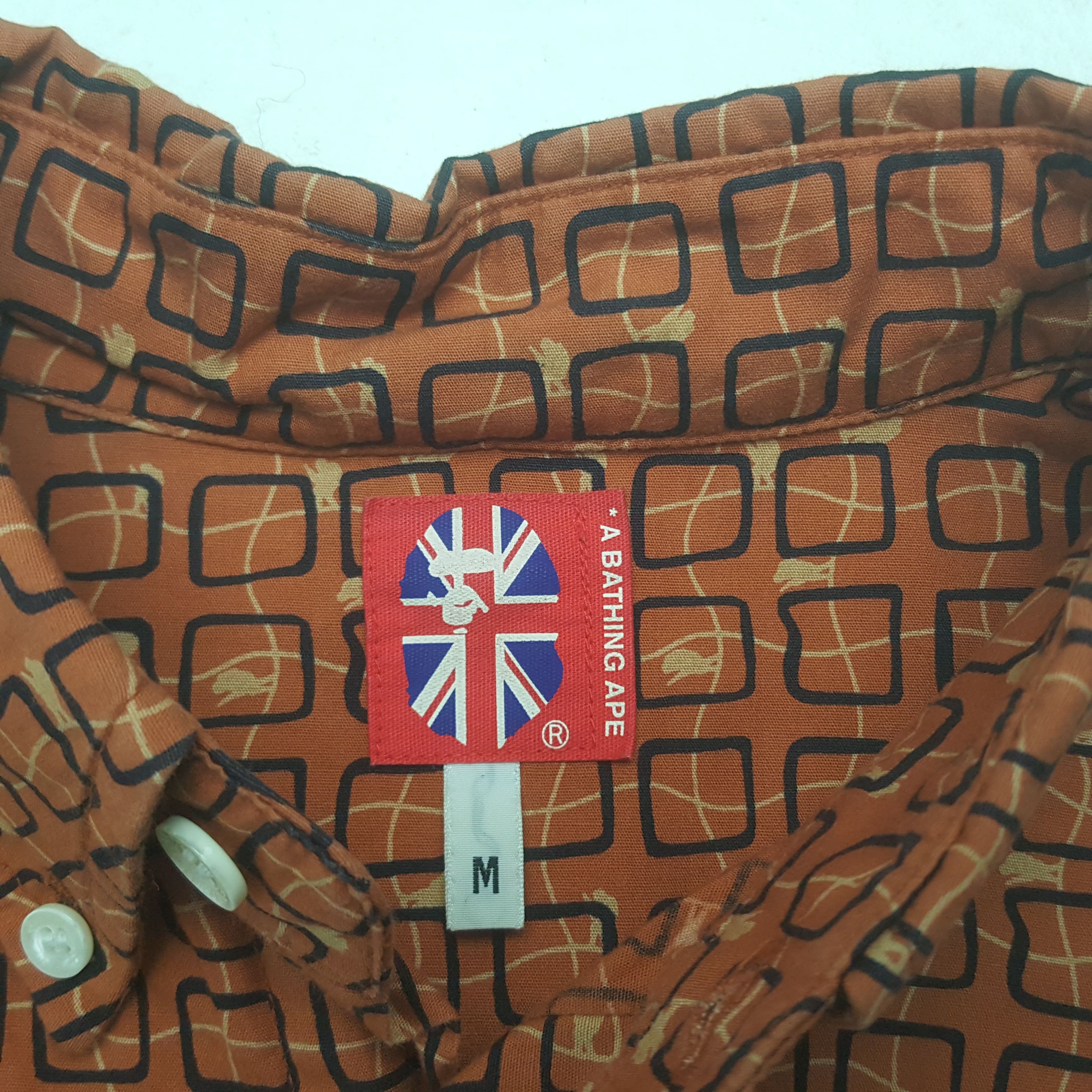 Bape Vintage A Bathing Ape Button Up Shirt Size US S / EU 44-46 / 1 - 5 Thumbnail