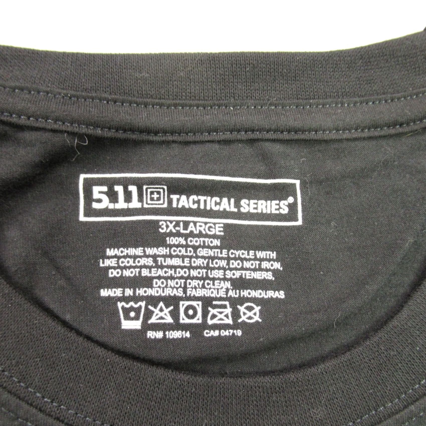 Vintage 5.11 Tactical Shirt 3XL Black Crew Neck Short Sleeve Stretch Lightweight Mens Size US XXL / EU 58 / 5 - 3 Thumbnail