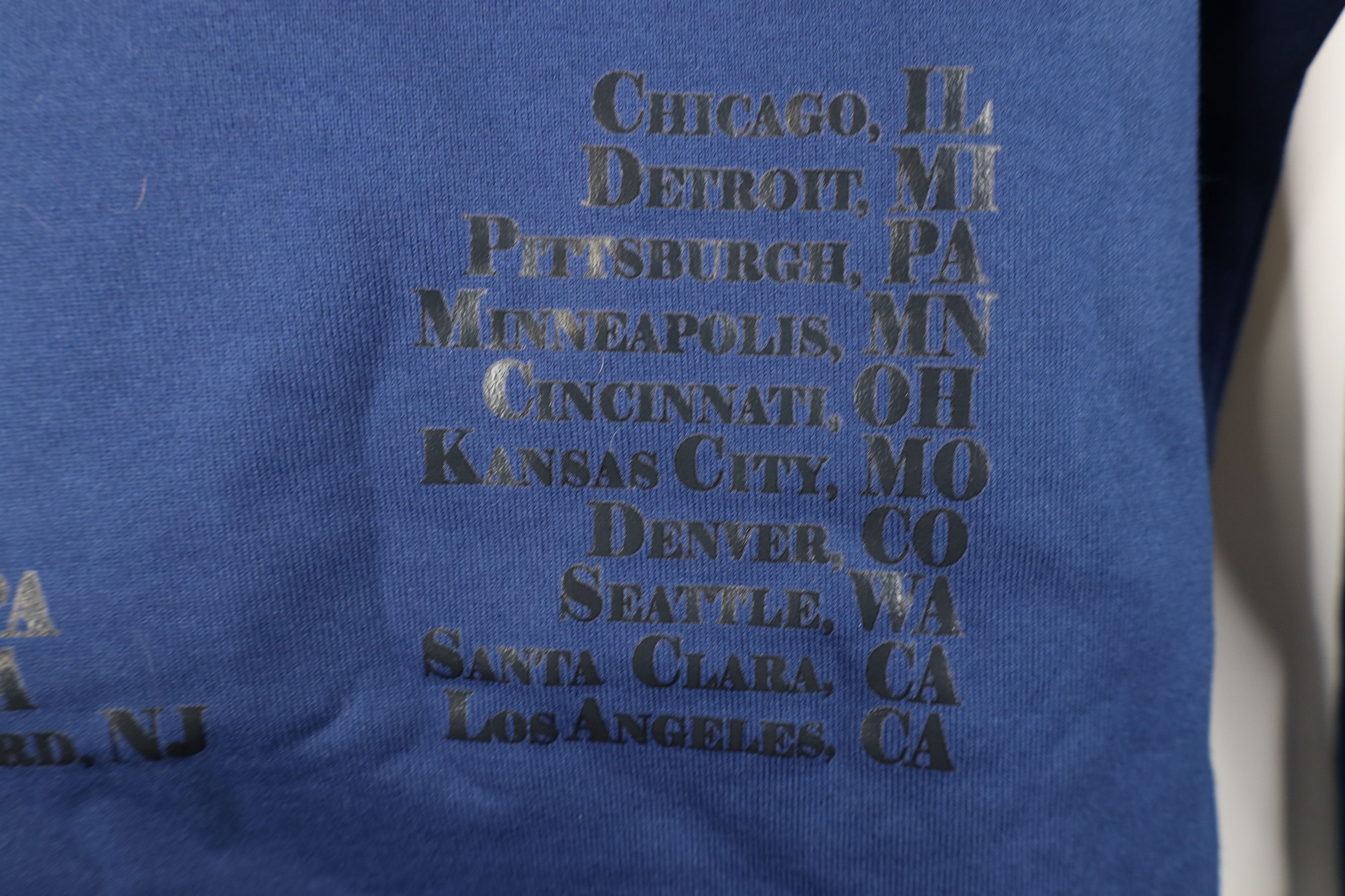Vintage Taylor Swift The Eras Tour 2023 Hoodie Sweatshirt Navy Blue Size XL / US 12-14 / IT 48-50 - 13 Thumbnail
